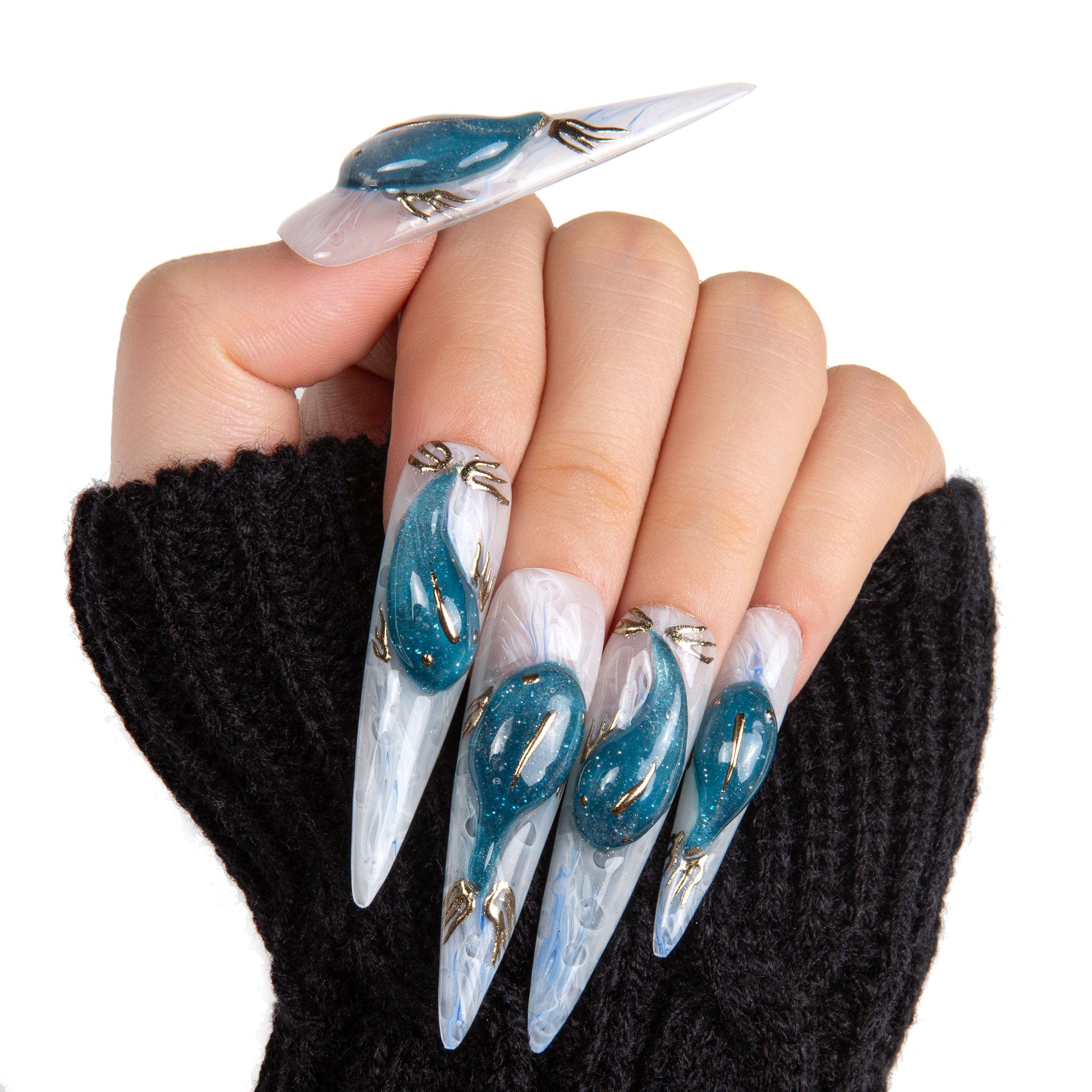 Mystical Dreams Handmade Nails H312