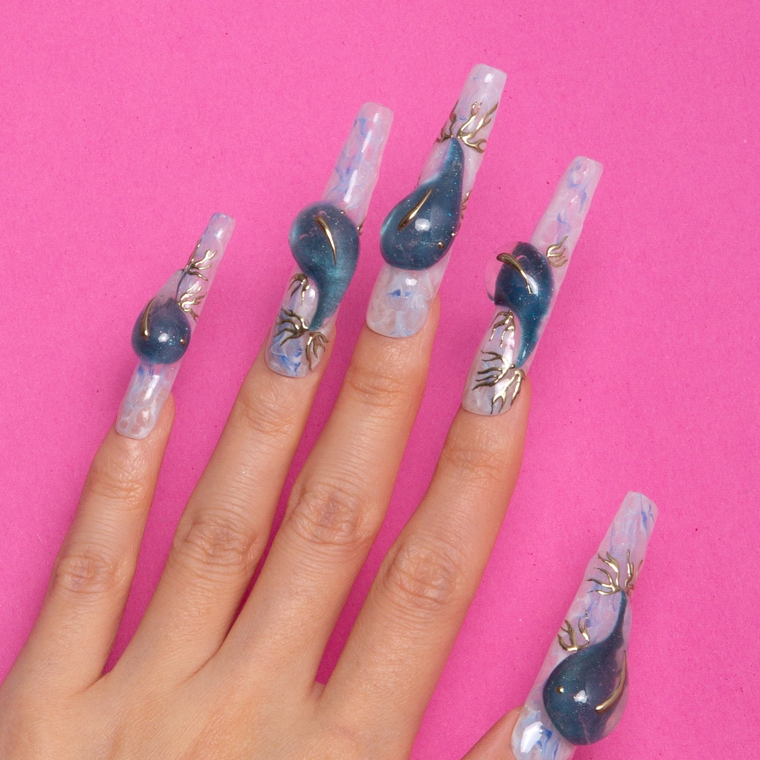 Mystical Dreams Handmade Coffin Nails H312