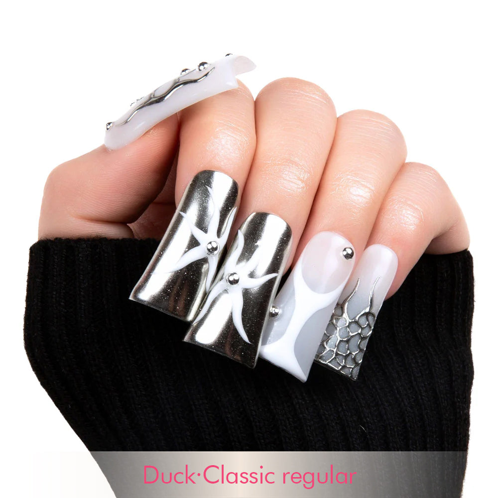 Frozen Star Handmade Nails H318