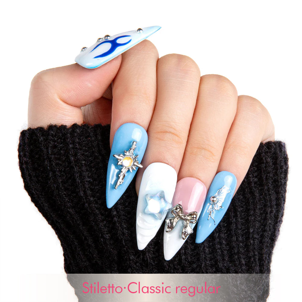 Frozen Handmade Nails H319