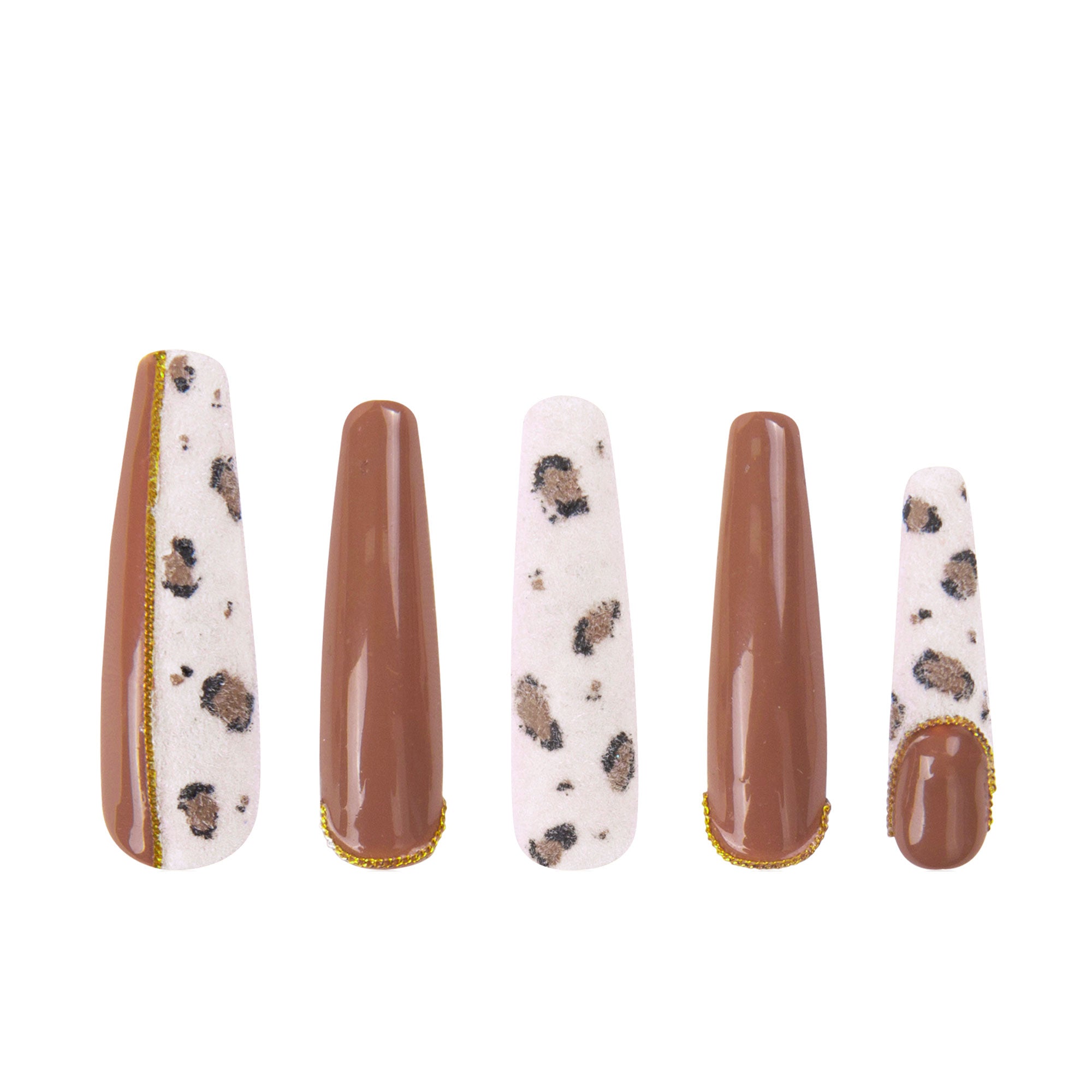 Mellow Mocha Handmade Nails H32