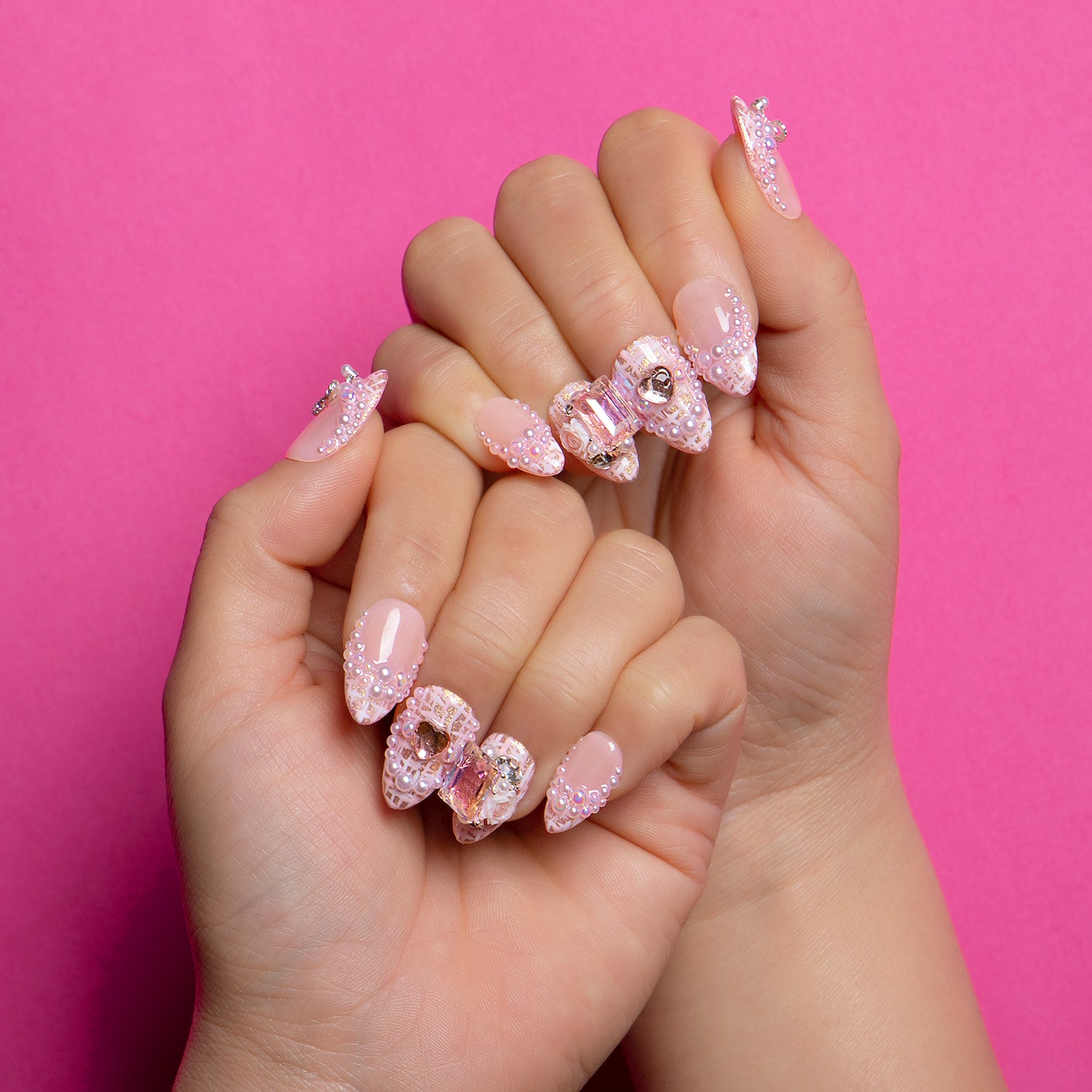 Coco's Diary Handmade Almond Nails H321