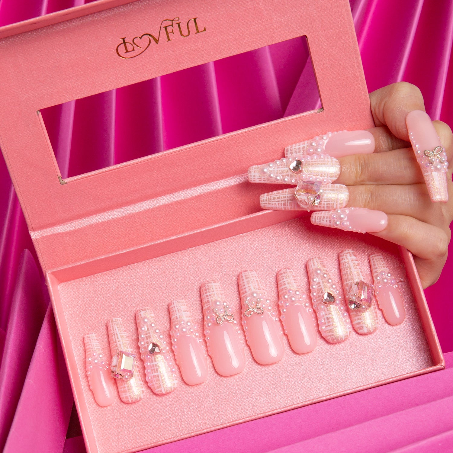 Coco's Diary Handmade Coffin Nails H321