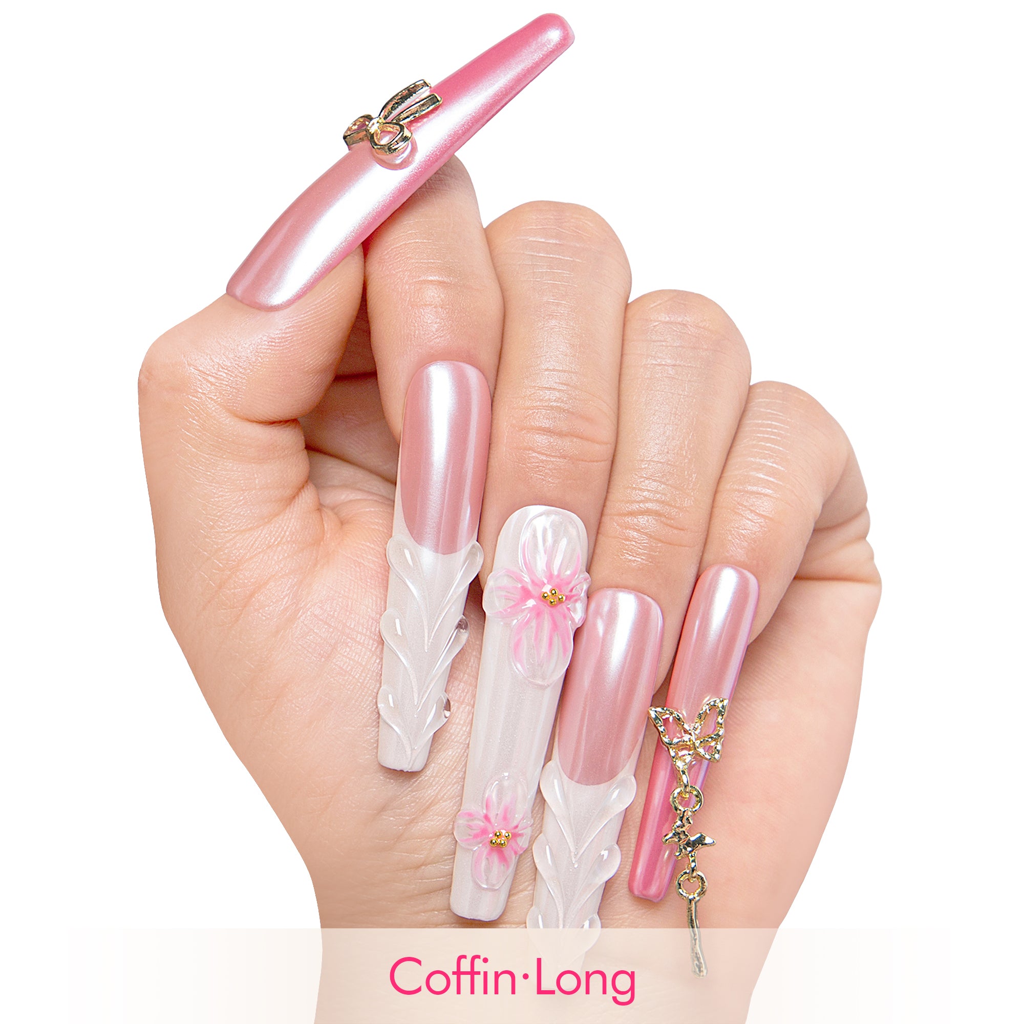 Blossom Aura Handmade Nails H322
