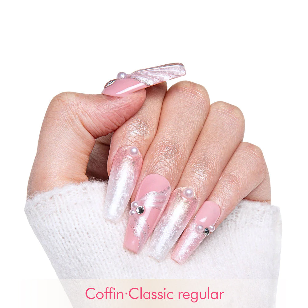 Pink Reverie Handmade Nails H326
