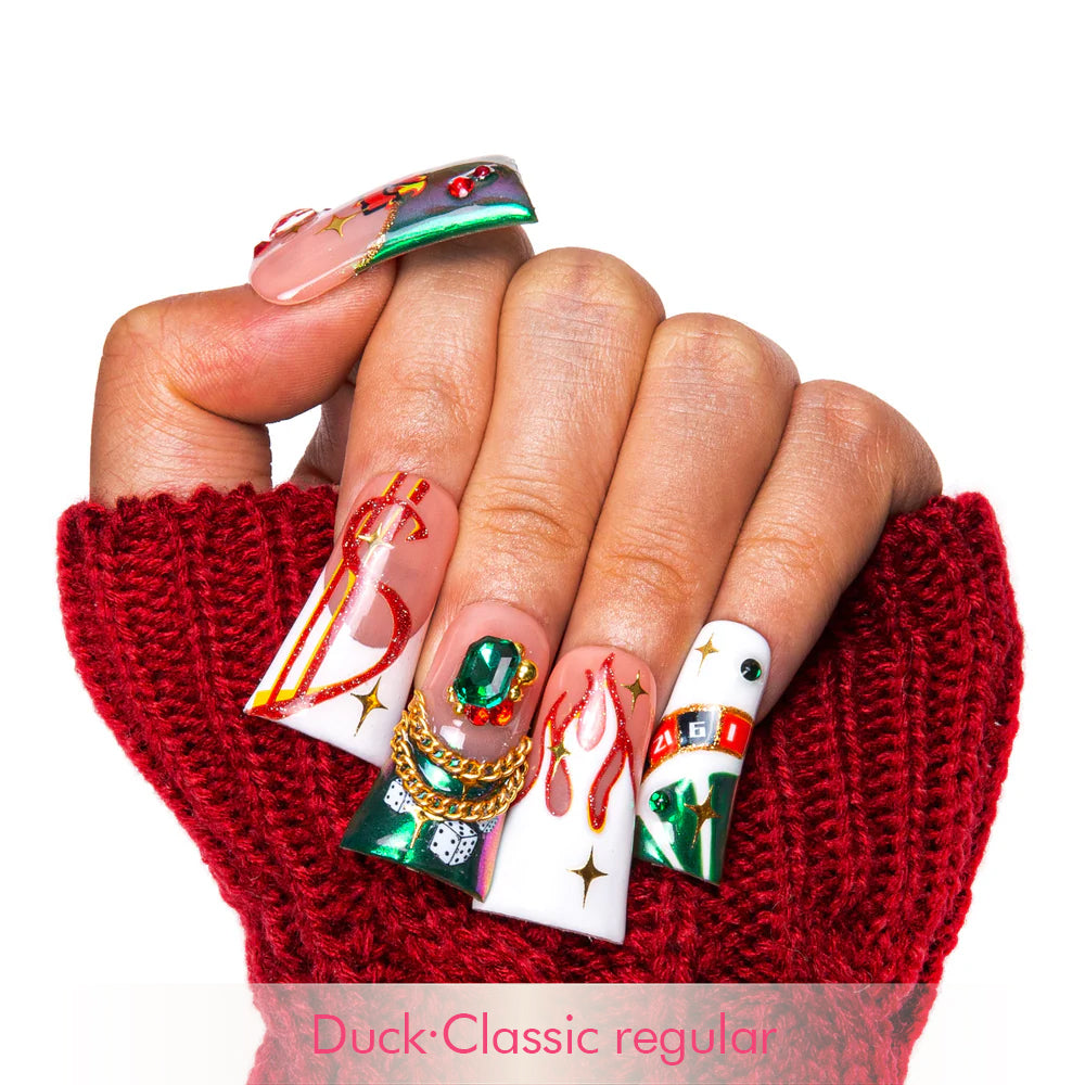 Rolling the Dice Handmade Nails H334