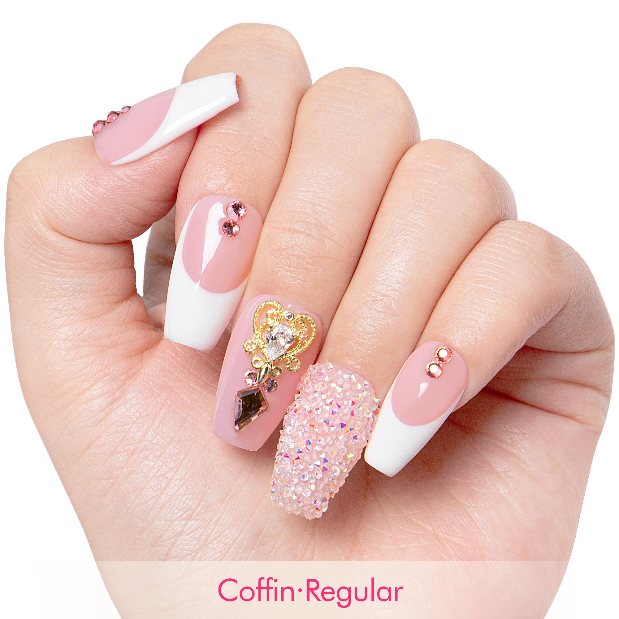 Sweet Elegance Handmade Nails H34