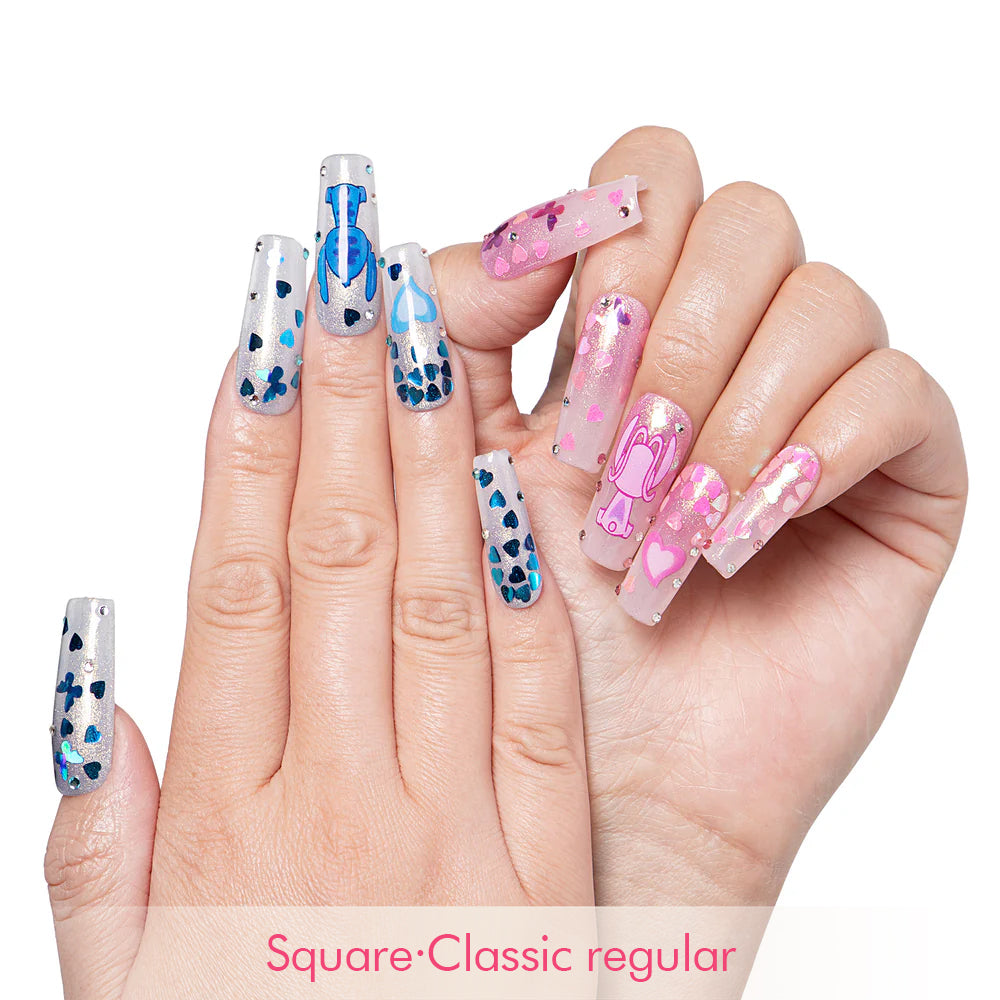Chic Glitters Handmade Nails H346