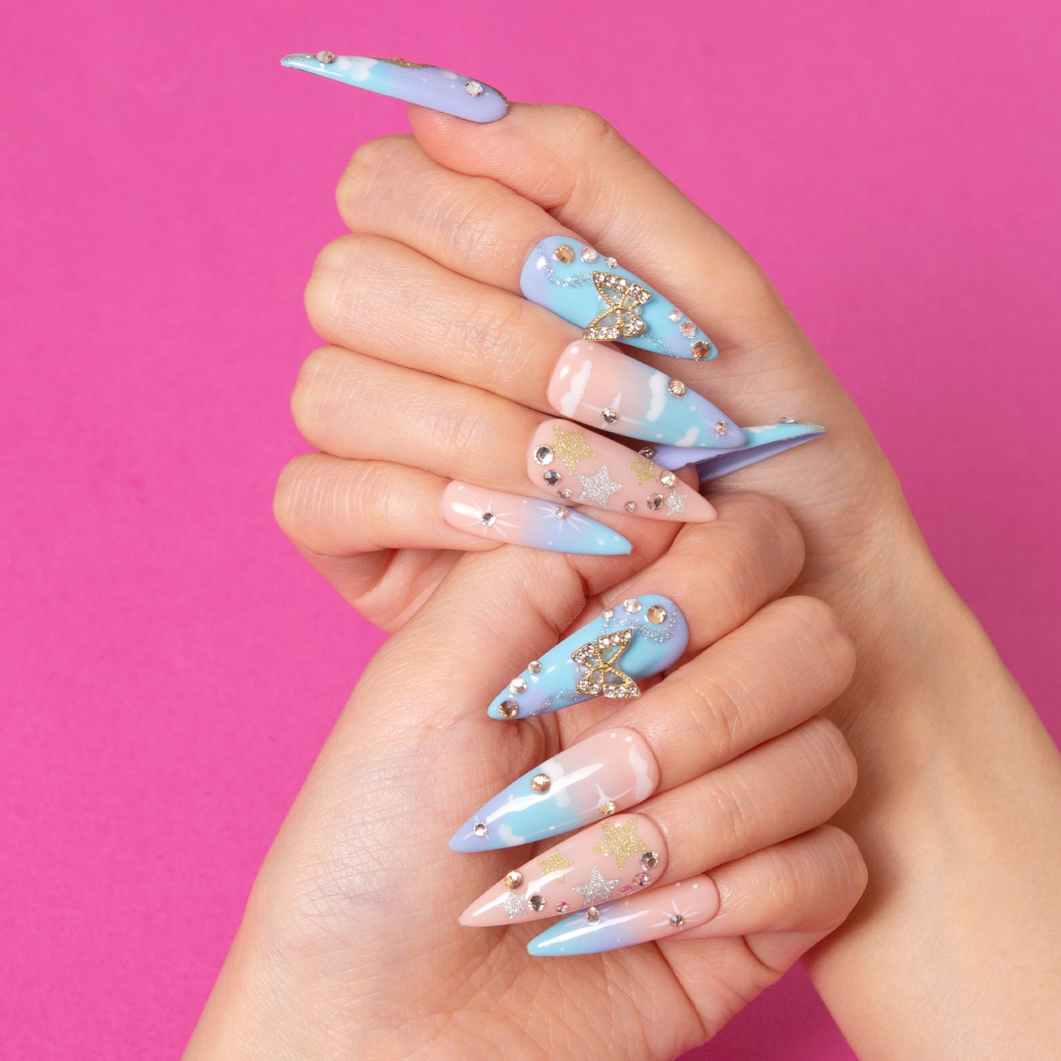 @kymieann x Lovful Creator Collab Series Dreamland Handmade Stiletto Nails H350