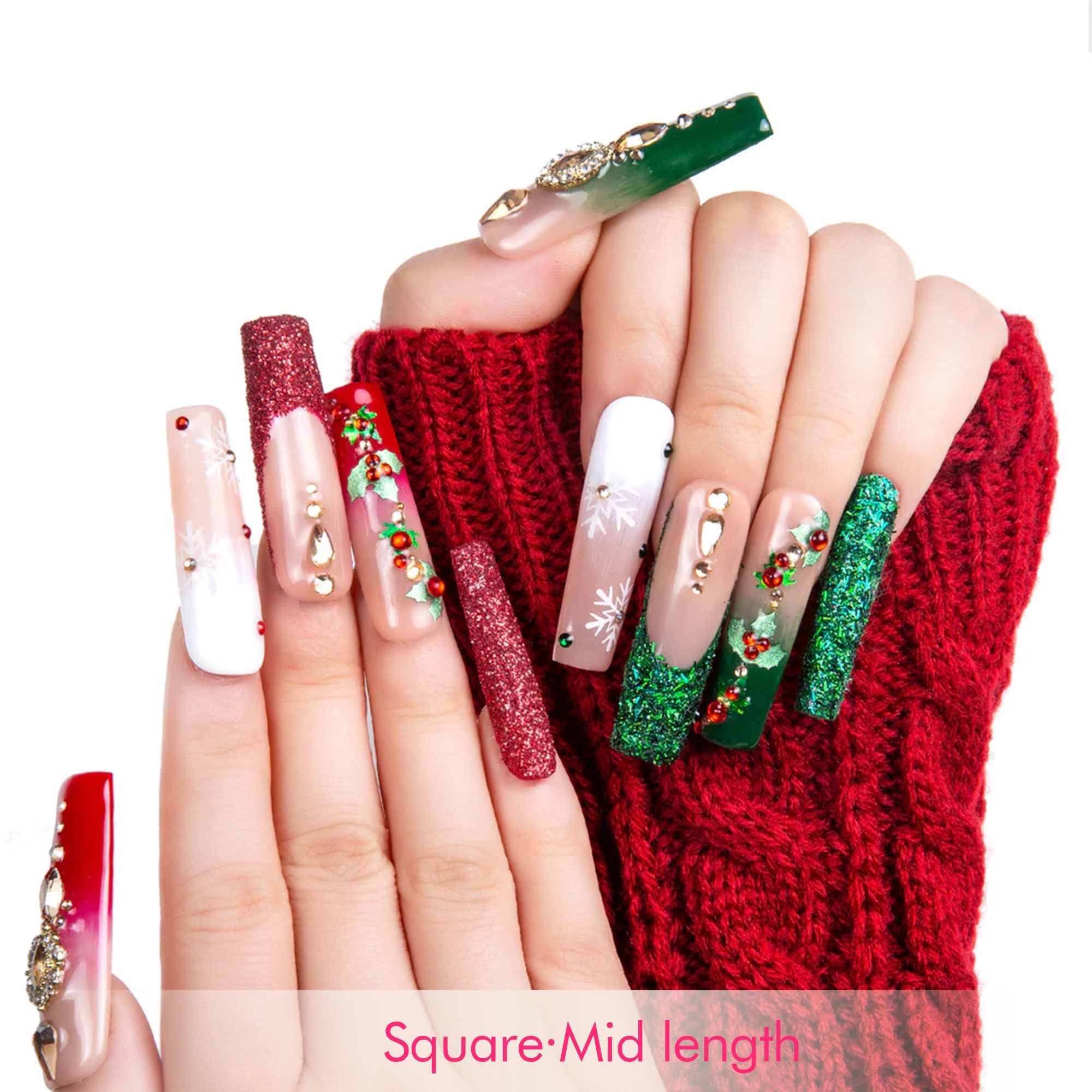 Twinkling Pines Handmade Nails H351