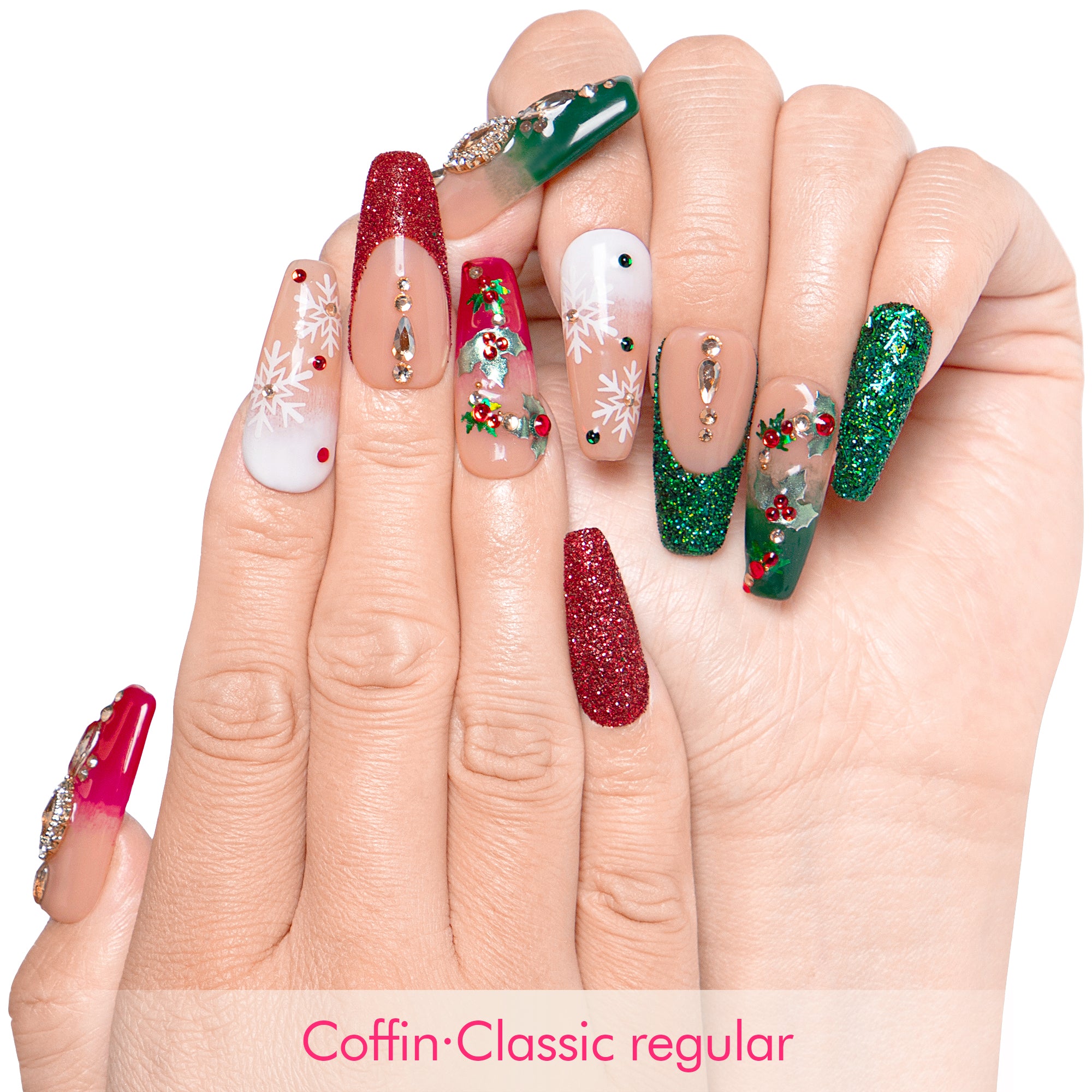 Twinkling Pines Handmade Nails H351