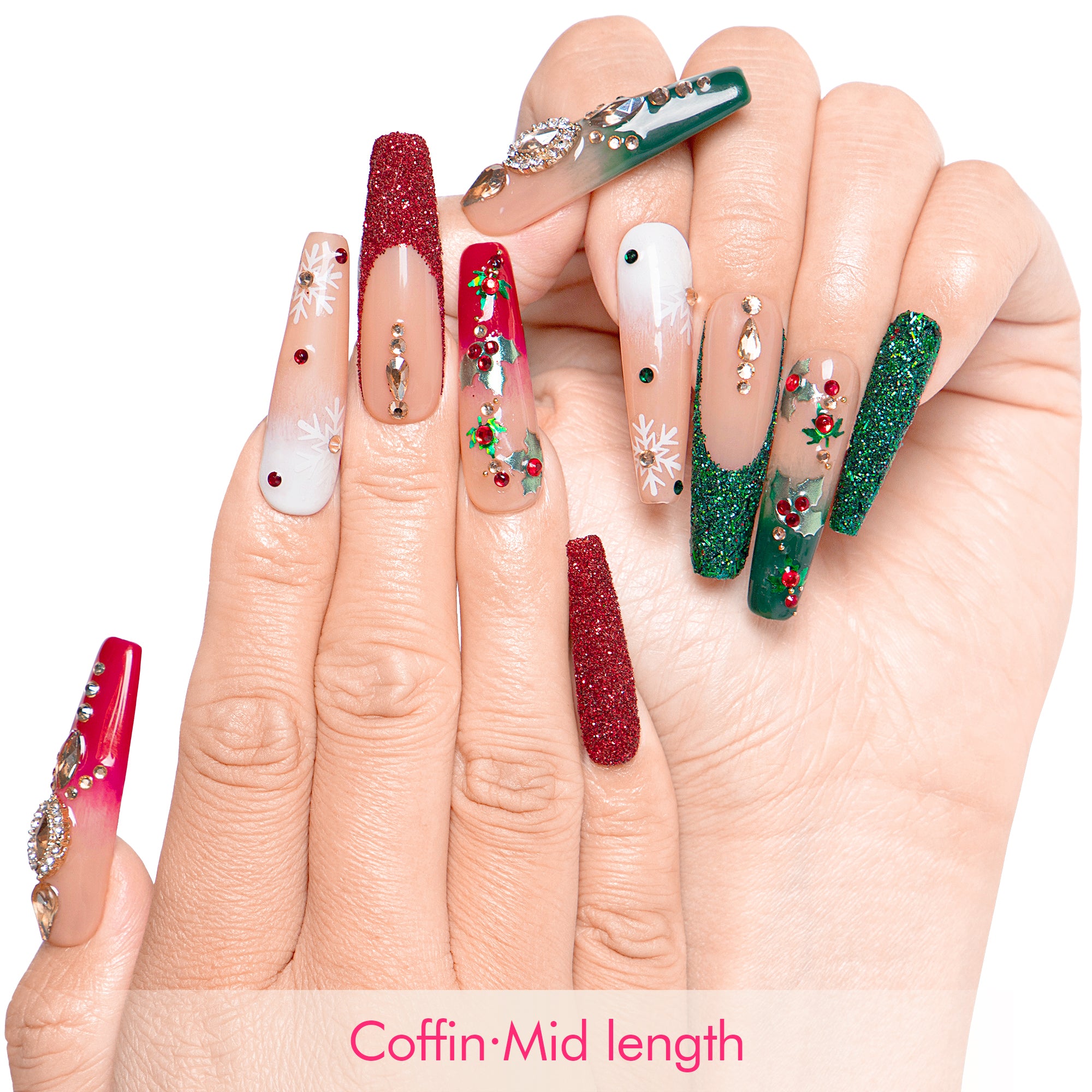 Twinkling Pines Handmade Nails H351