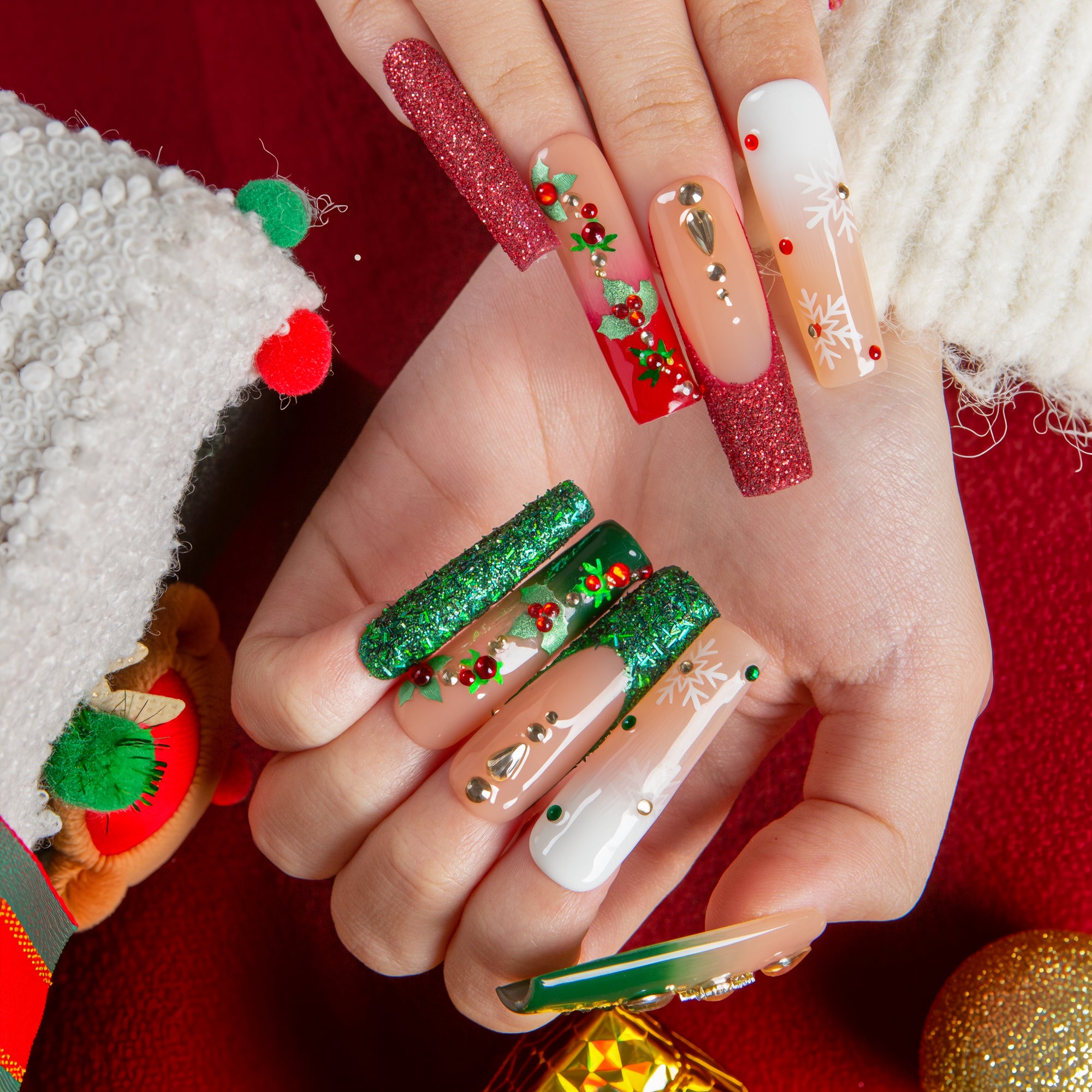 Twinkling Pines Handmade Nails H351