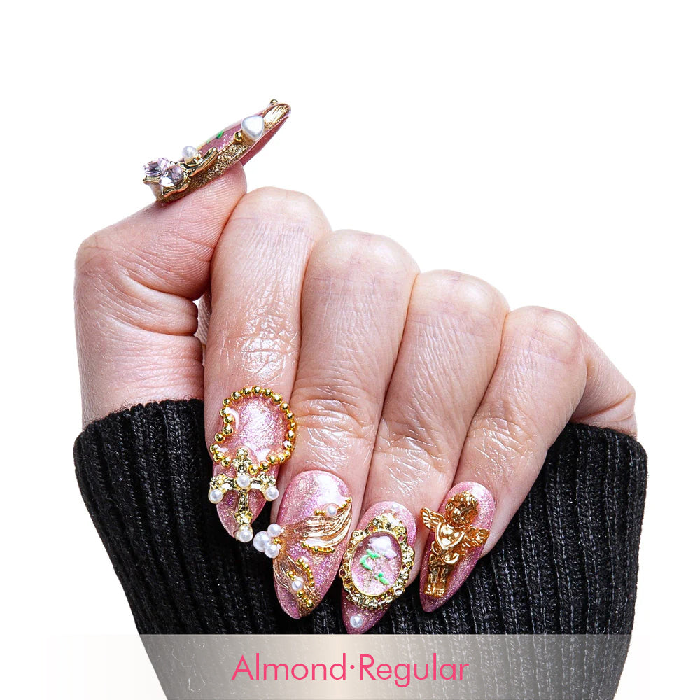 Vintage Rosé Handmade Nails H355