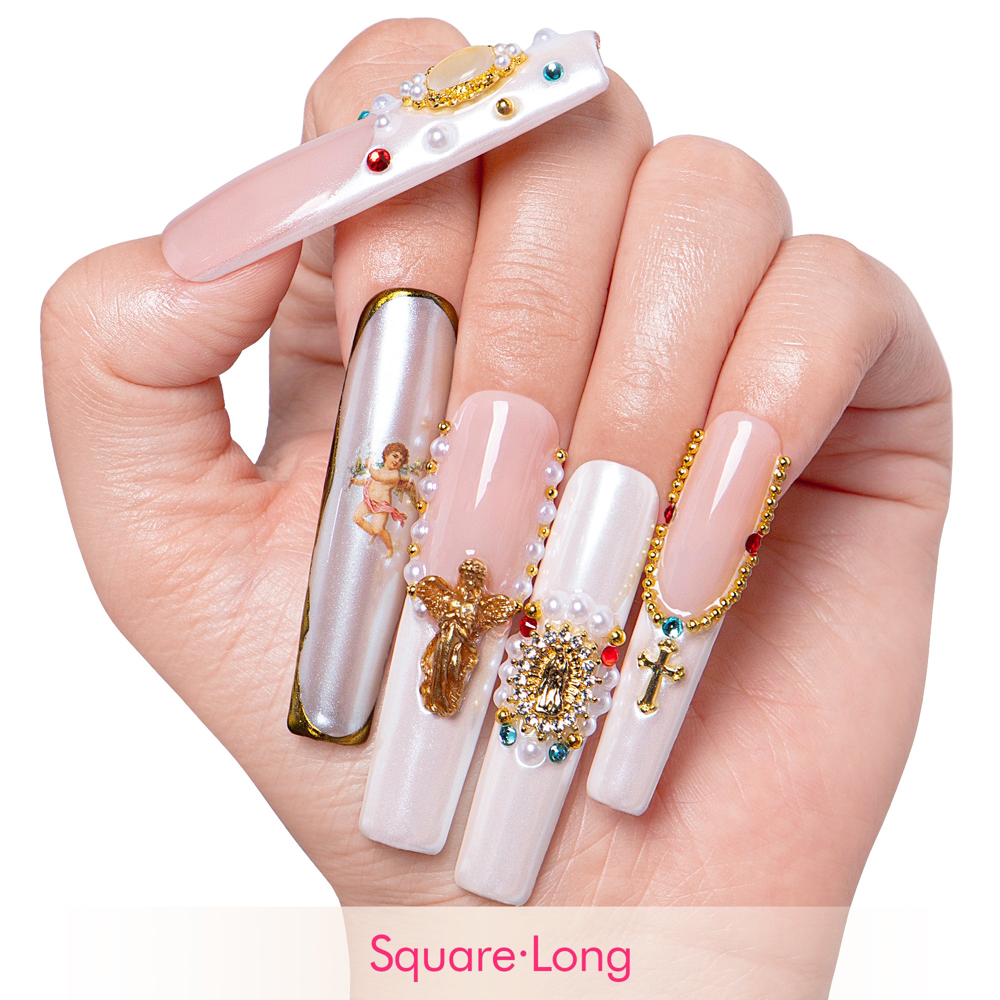 Celestial Splendor Handmade Nails H356