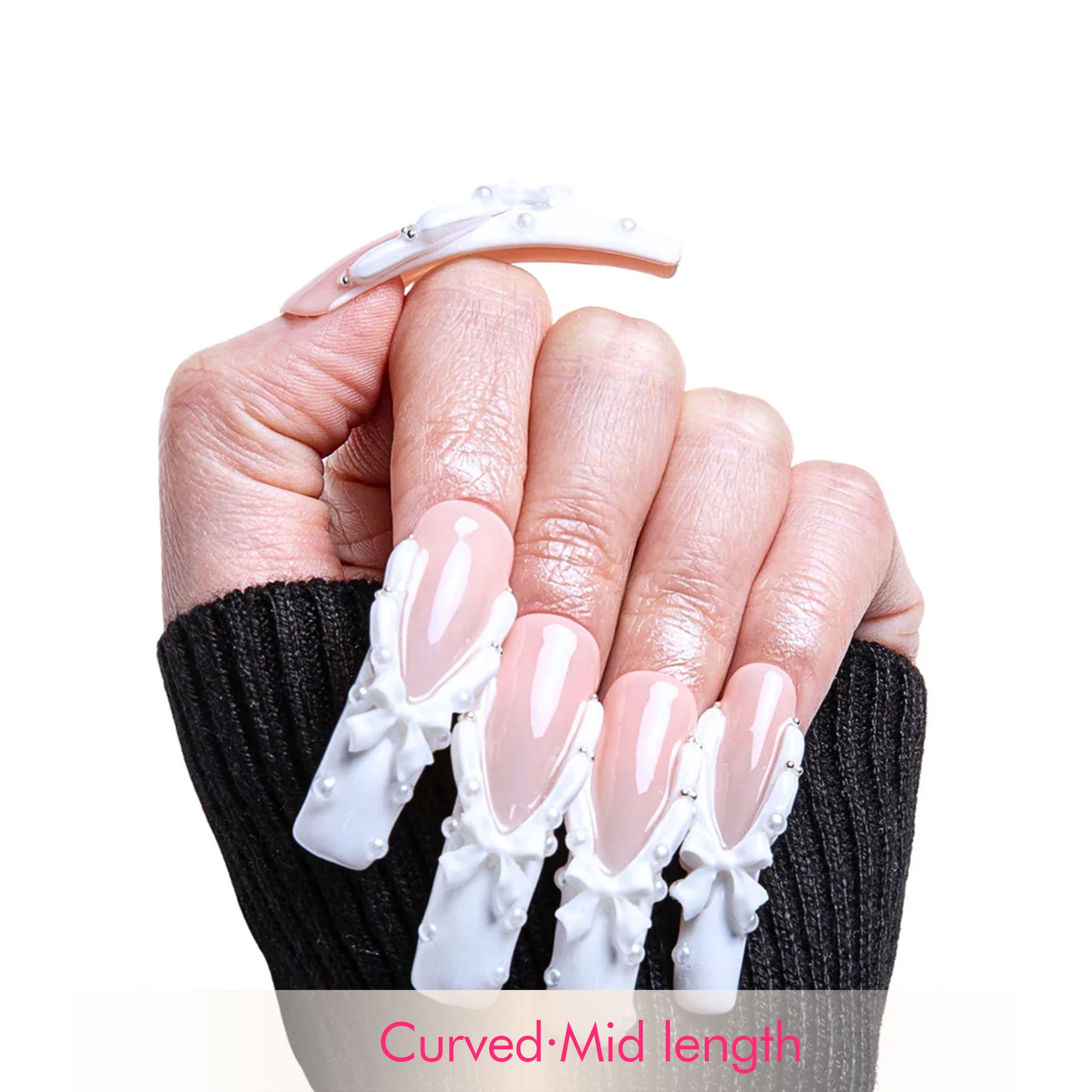 Buttercream Luxe Handmade Nails H357
