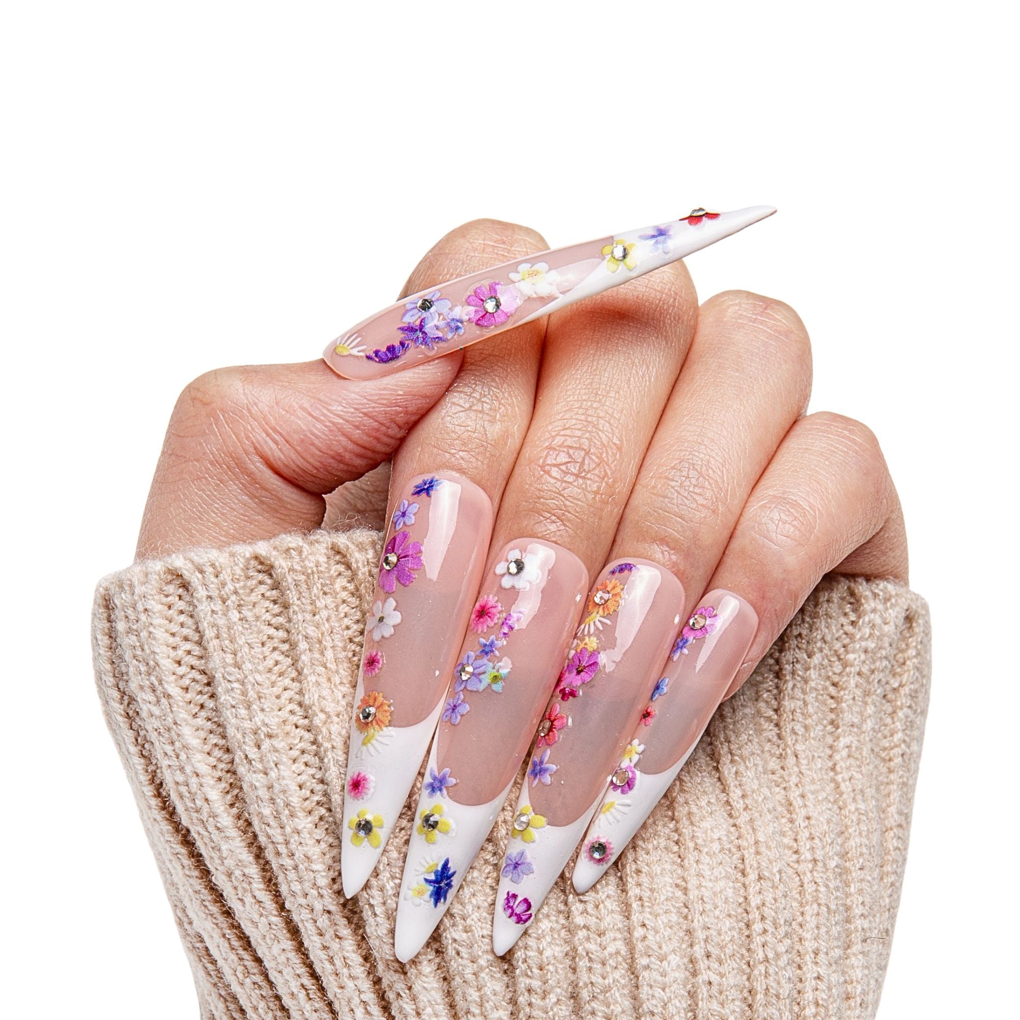 Sweet Bloom Handmade Nails H358