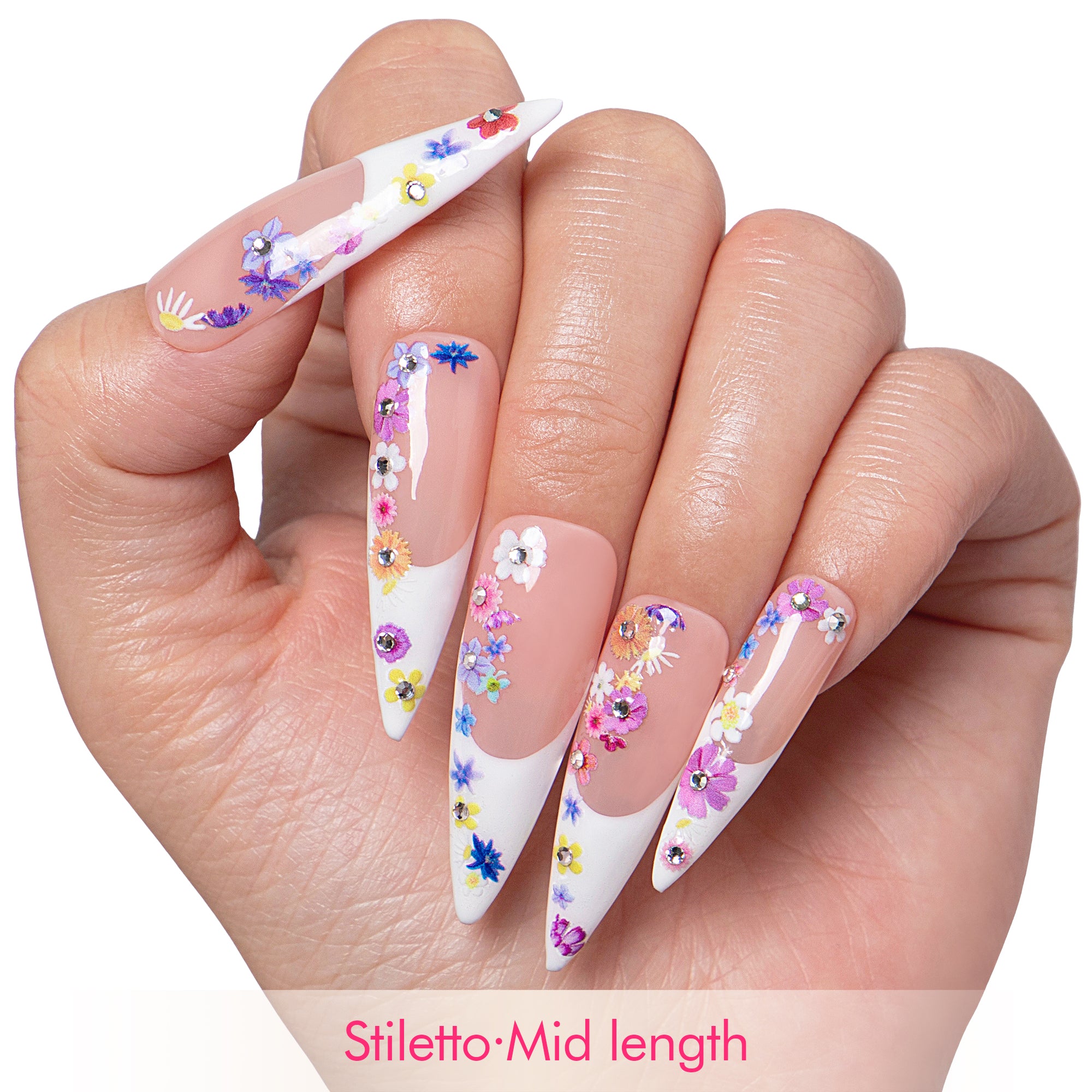 Sweet Bloom Handmade Nails H358