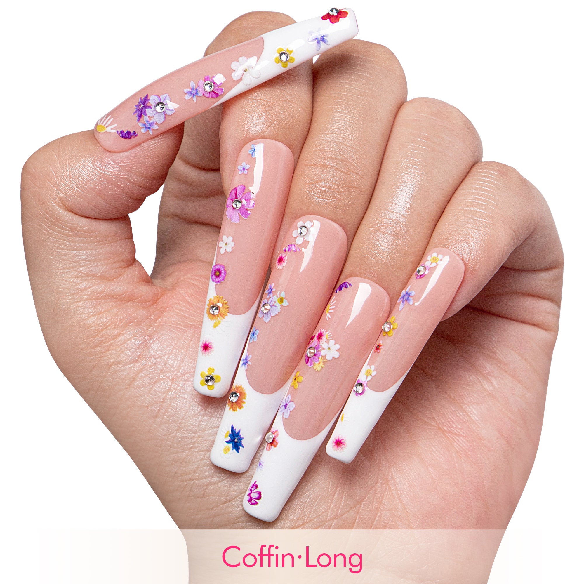 Sweet Bloom Handmade Nails H358