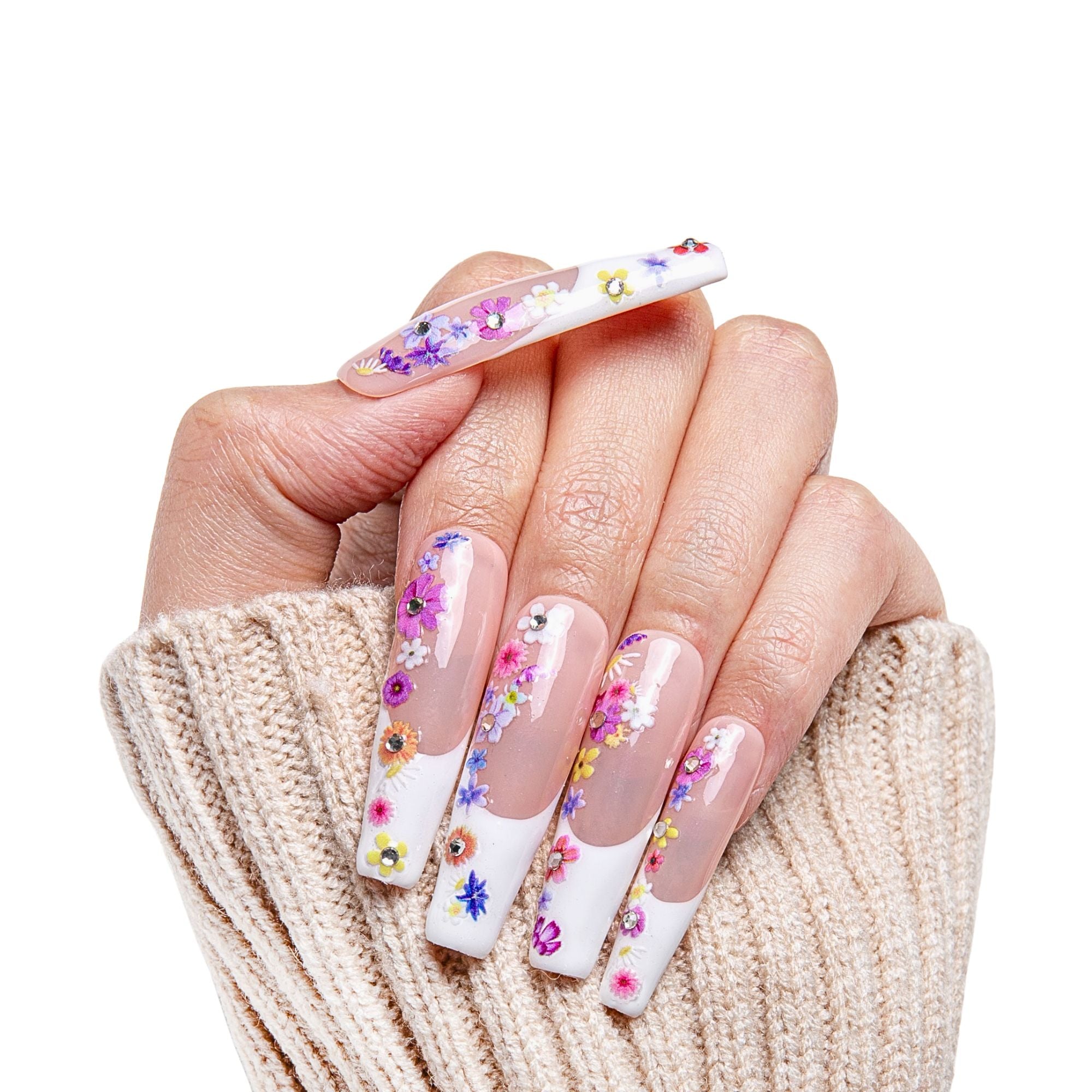 Sweet Bloom Handmade Nails H358