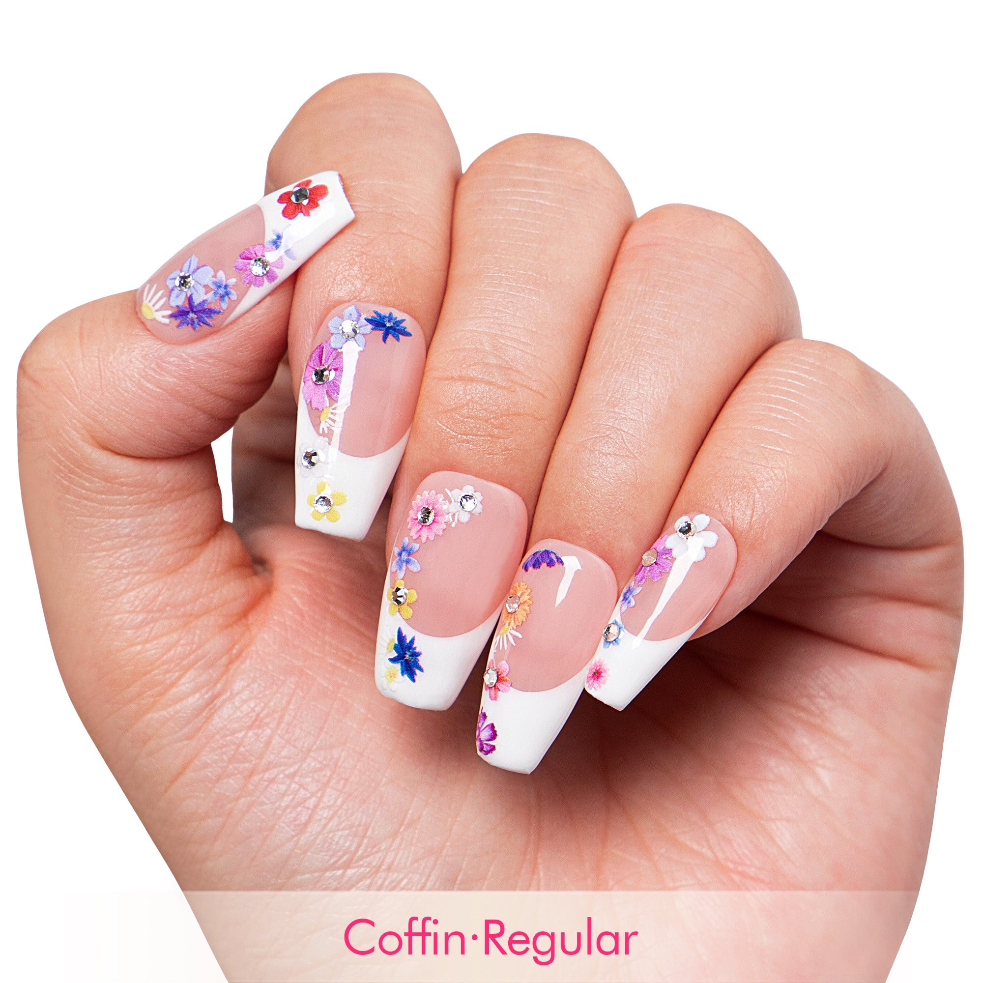 Sweet Bloom Handmade Nails H358