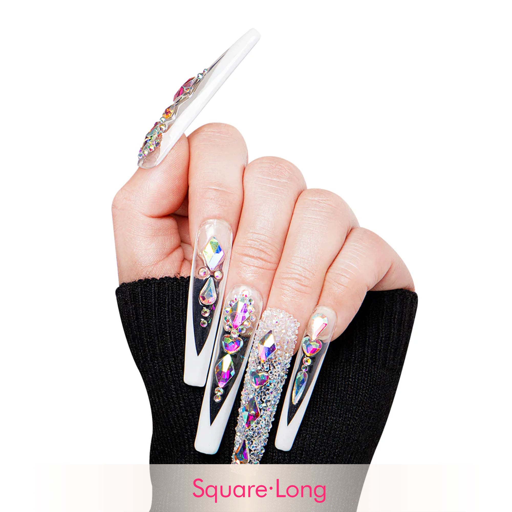 Aurora Light Handmade Nails H36