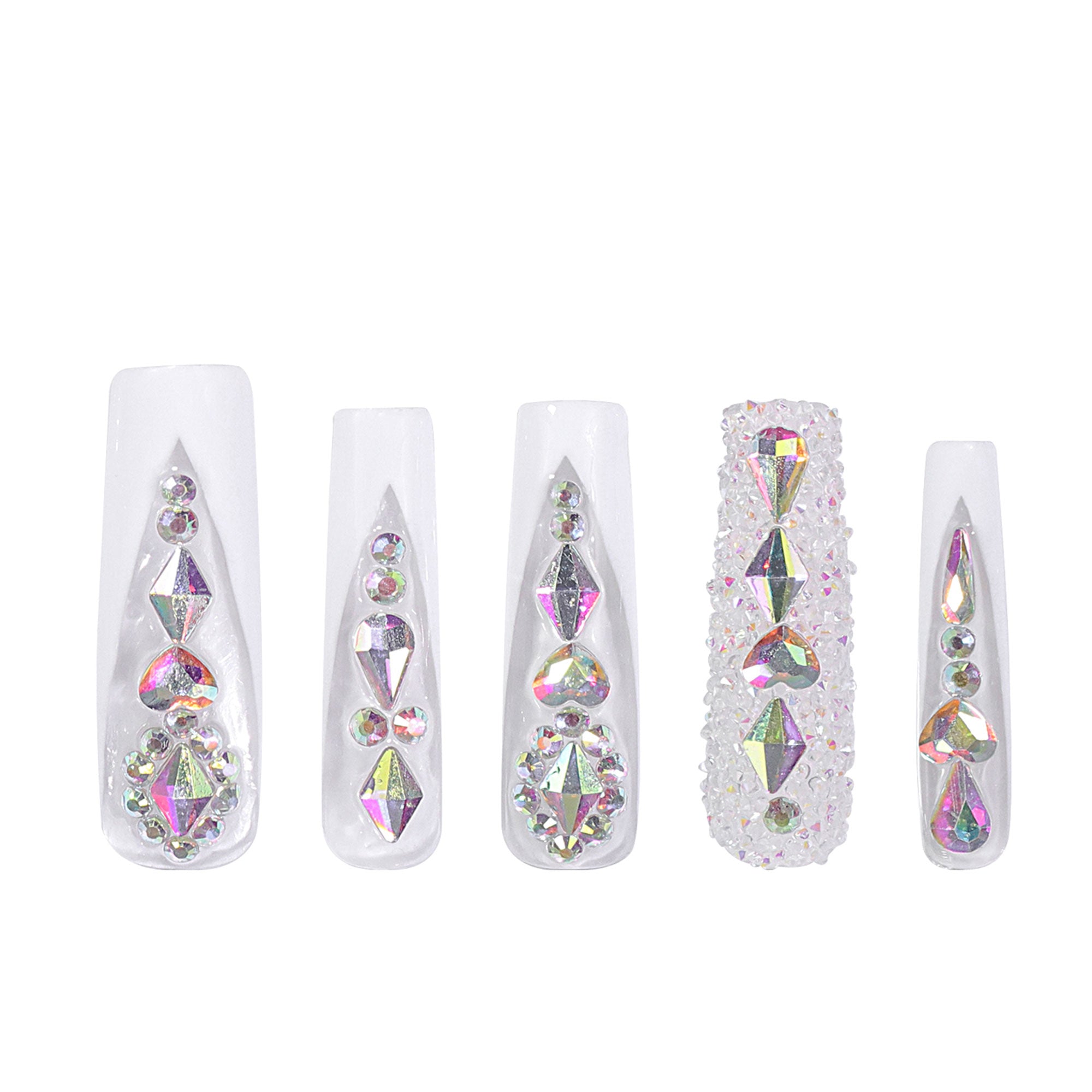 Aurora Light Handmade Nails H36