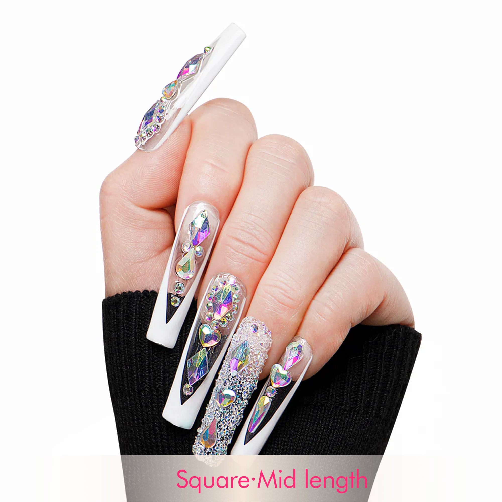 Aurora Light Handmade Nails H36