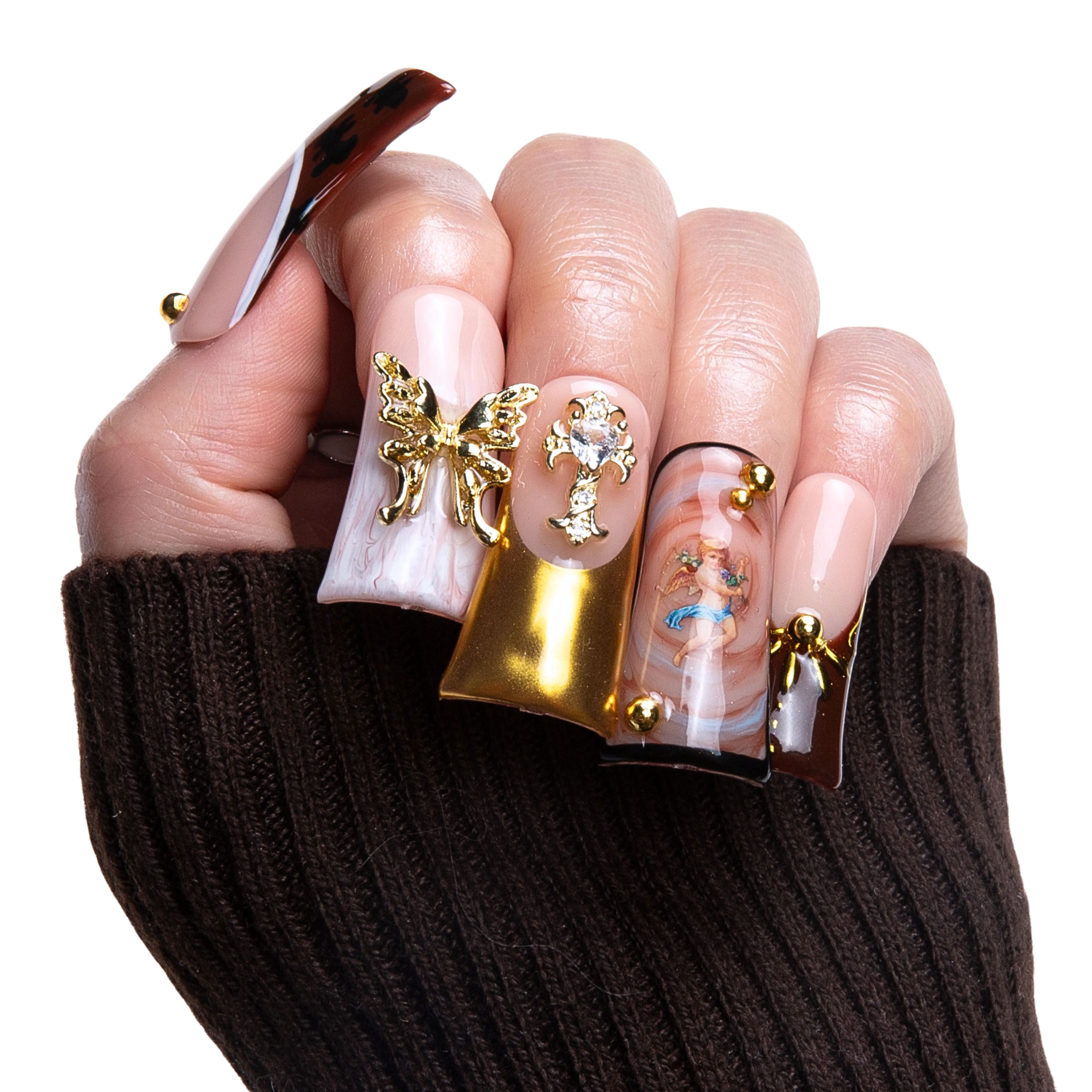 Gilded Renaissance Handmade Nails H364