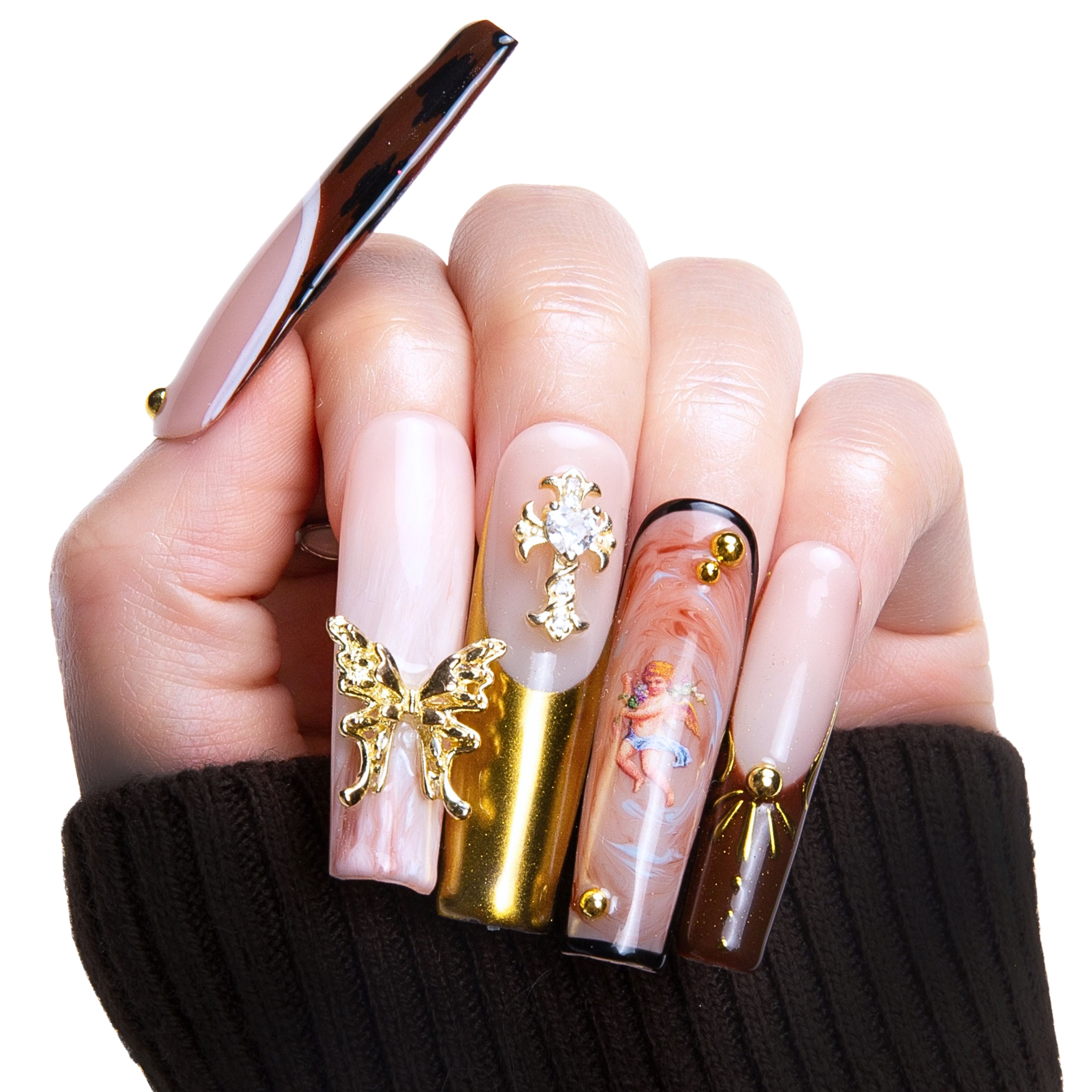 Gilded Renaissance Handmade Nails H364