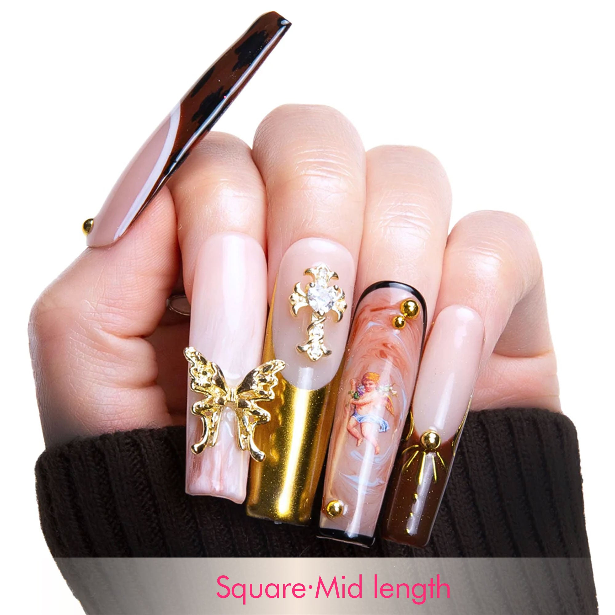 Gilded Renaissance Handmade Nails H364