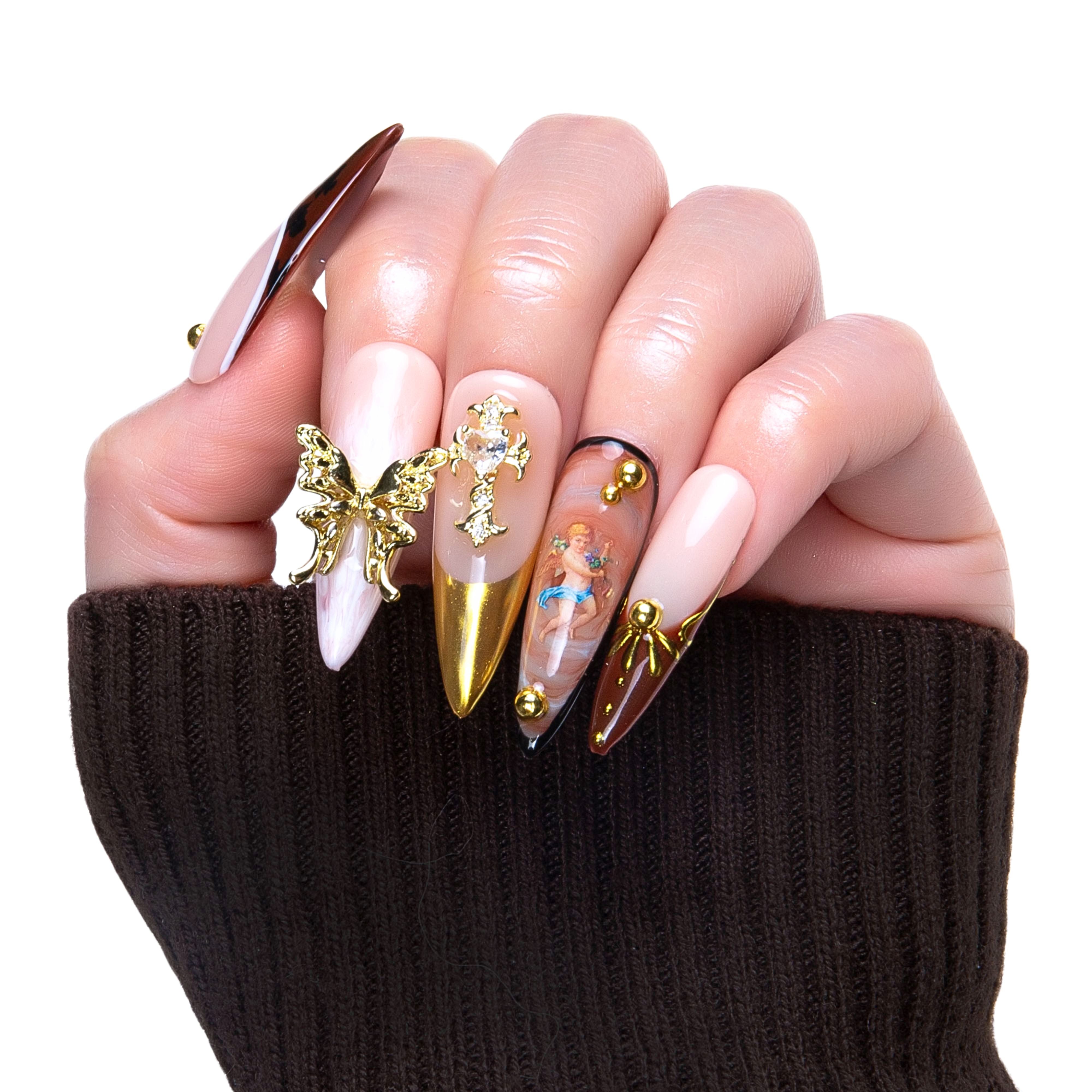 Gilded Renaissance Handmade Nails H364