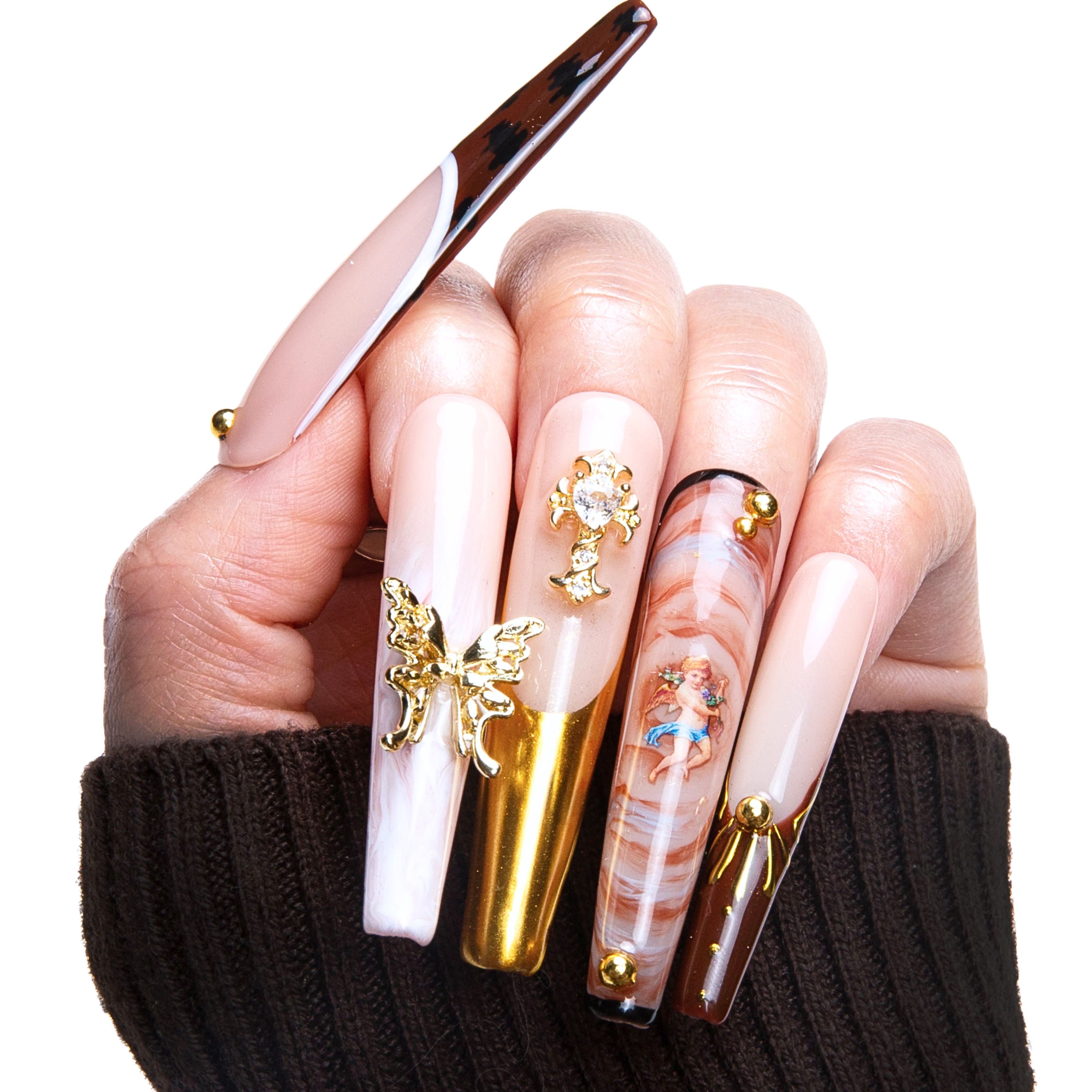 Gilded Renaissance Handmade Nails H364