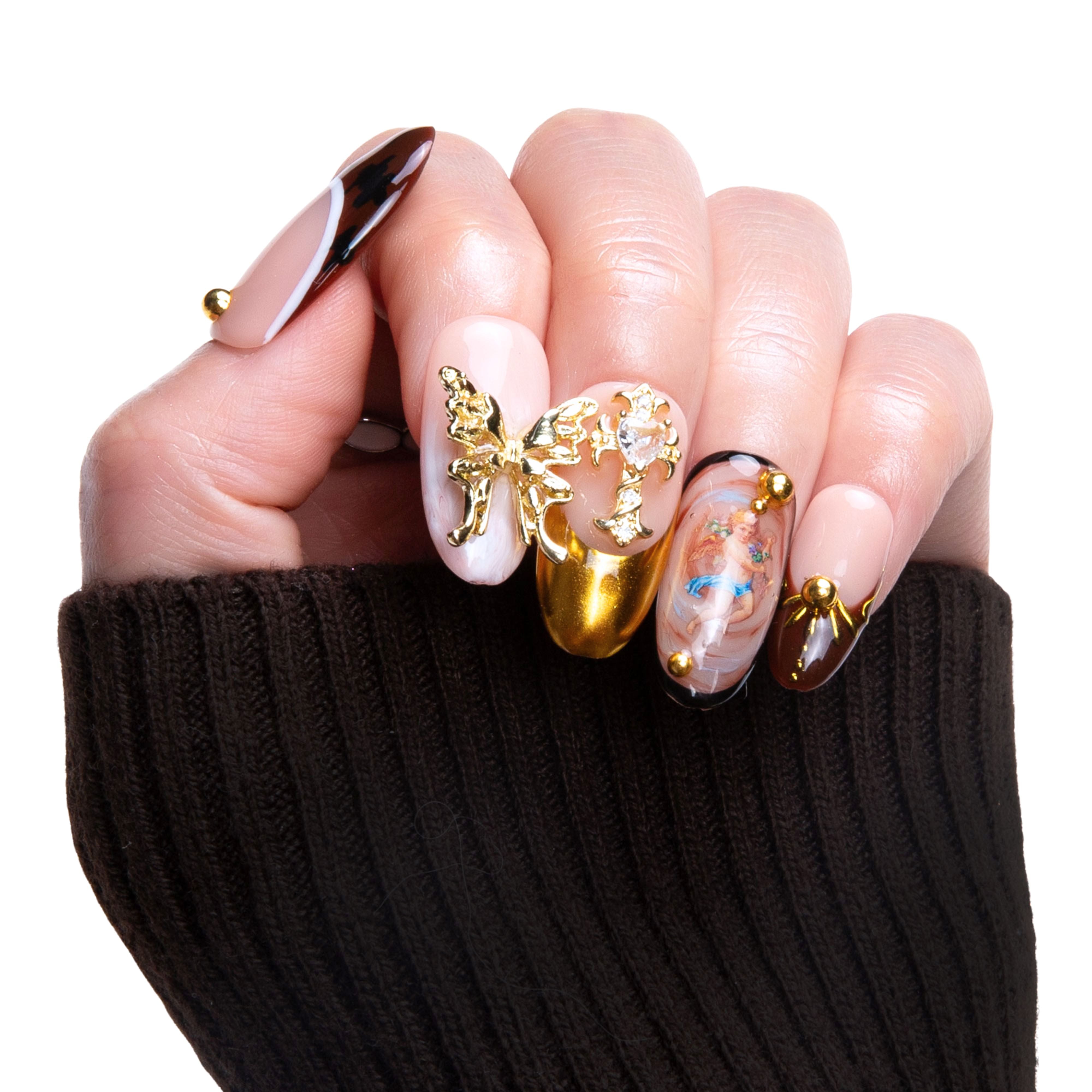 Gilded Renaissance Handmade Nails H364