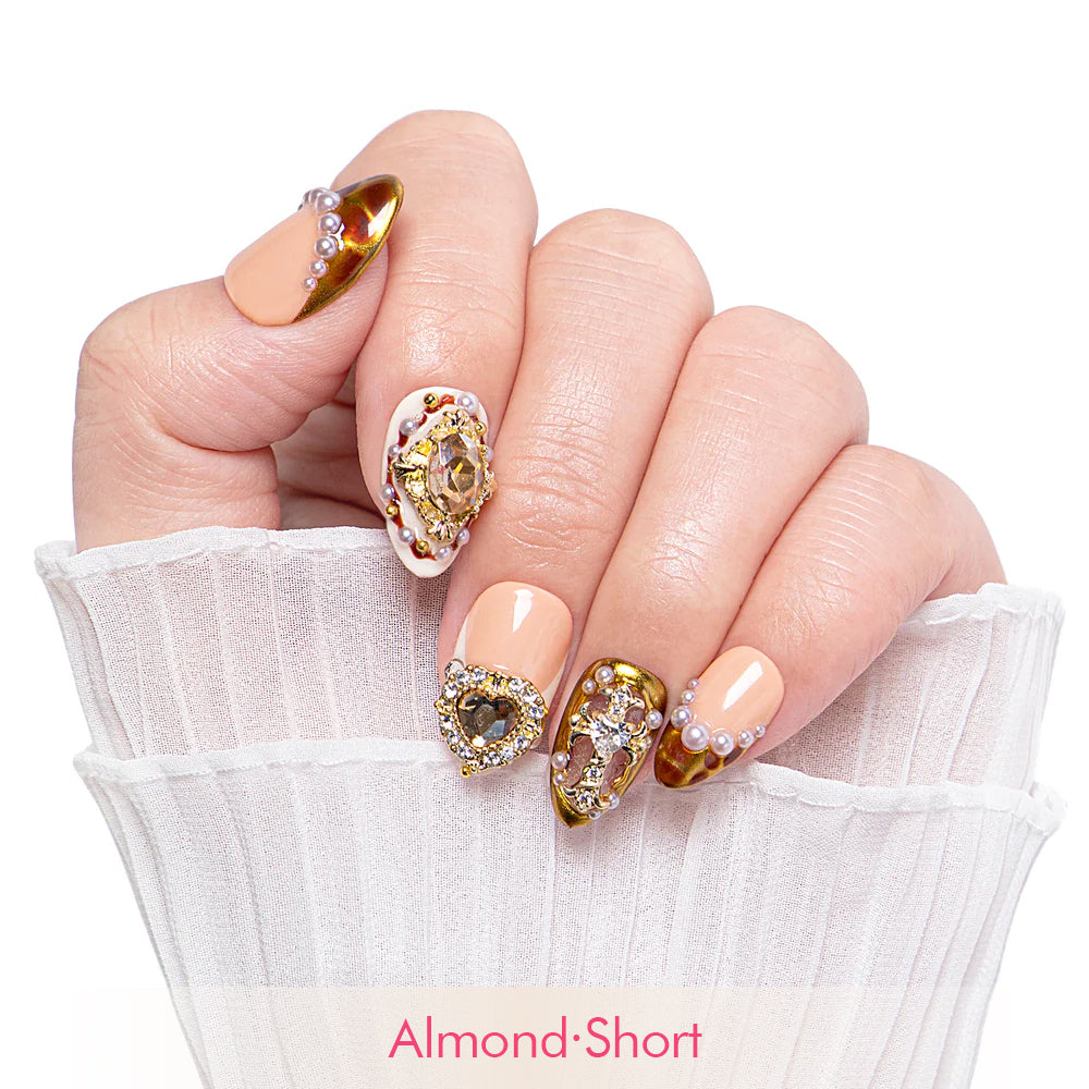 Regal Romance Handmade Nails H366