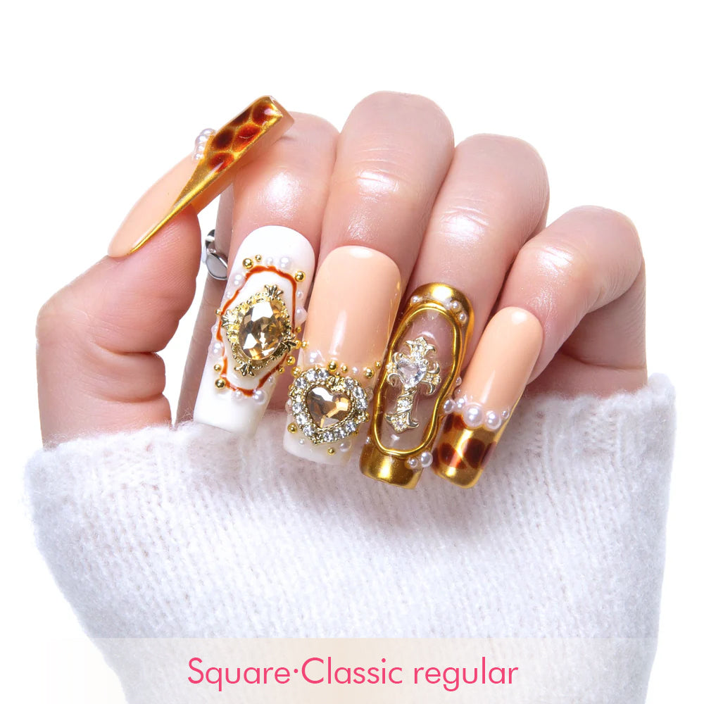 Regal Romance Handmade Nails H366
