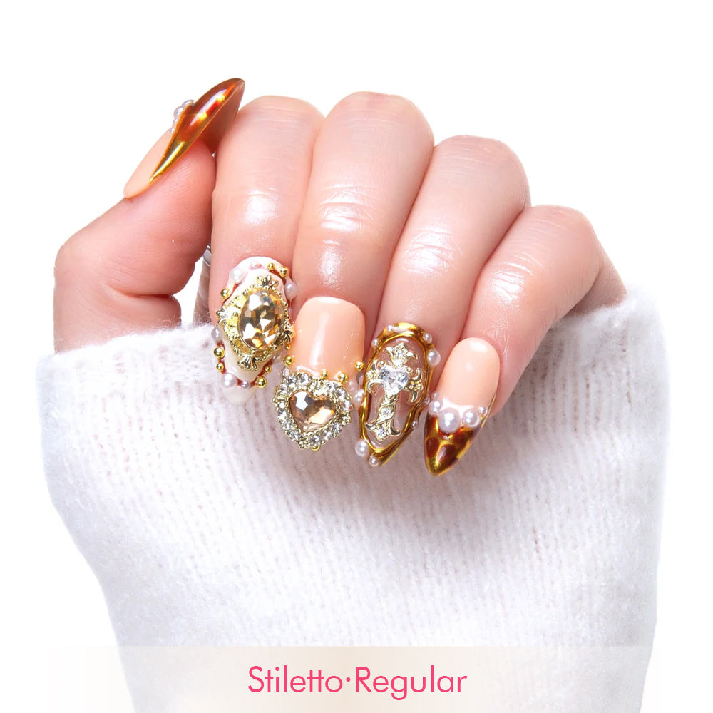 Regal Romance Handmade Nails H366