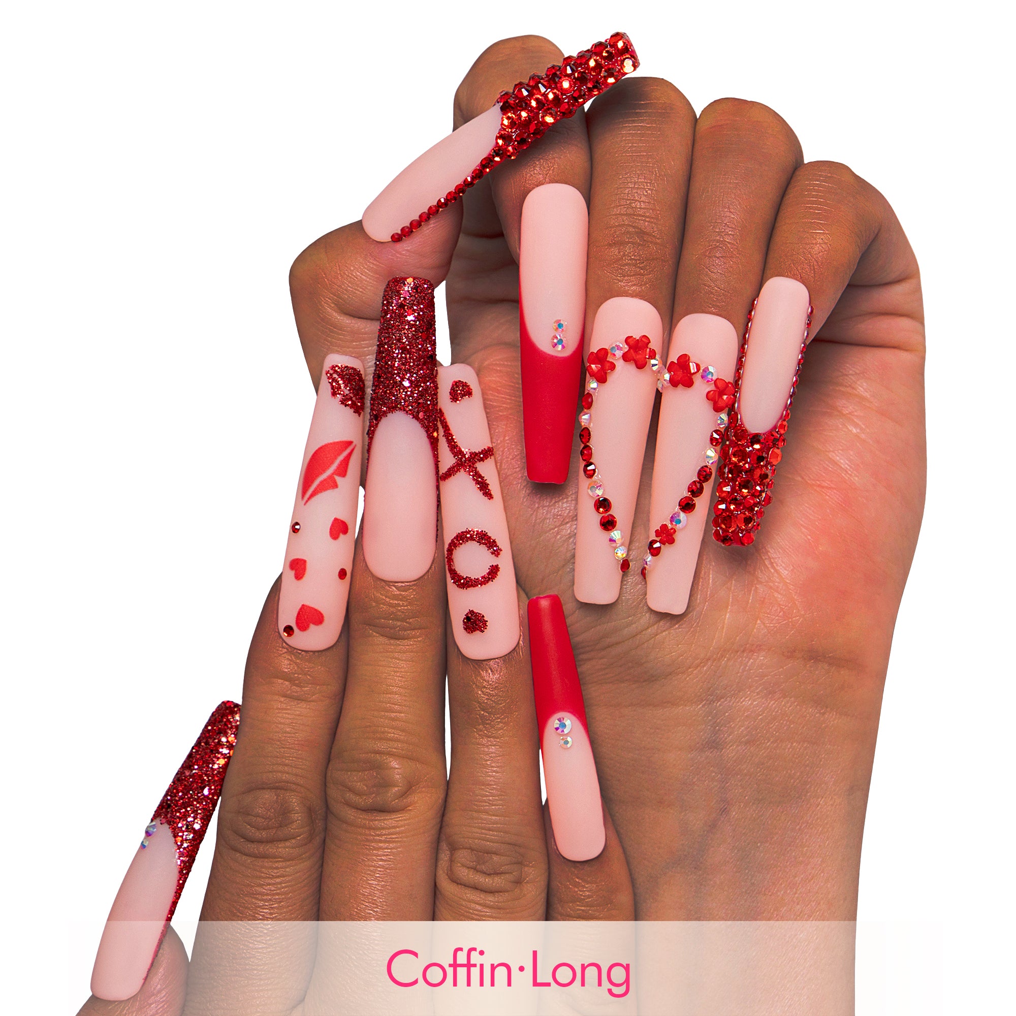 @Armoni_Hance x Lovful Creator Collab Valentine's Day Edition Be Mine Handmade Nails H368