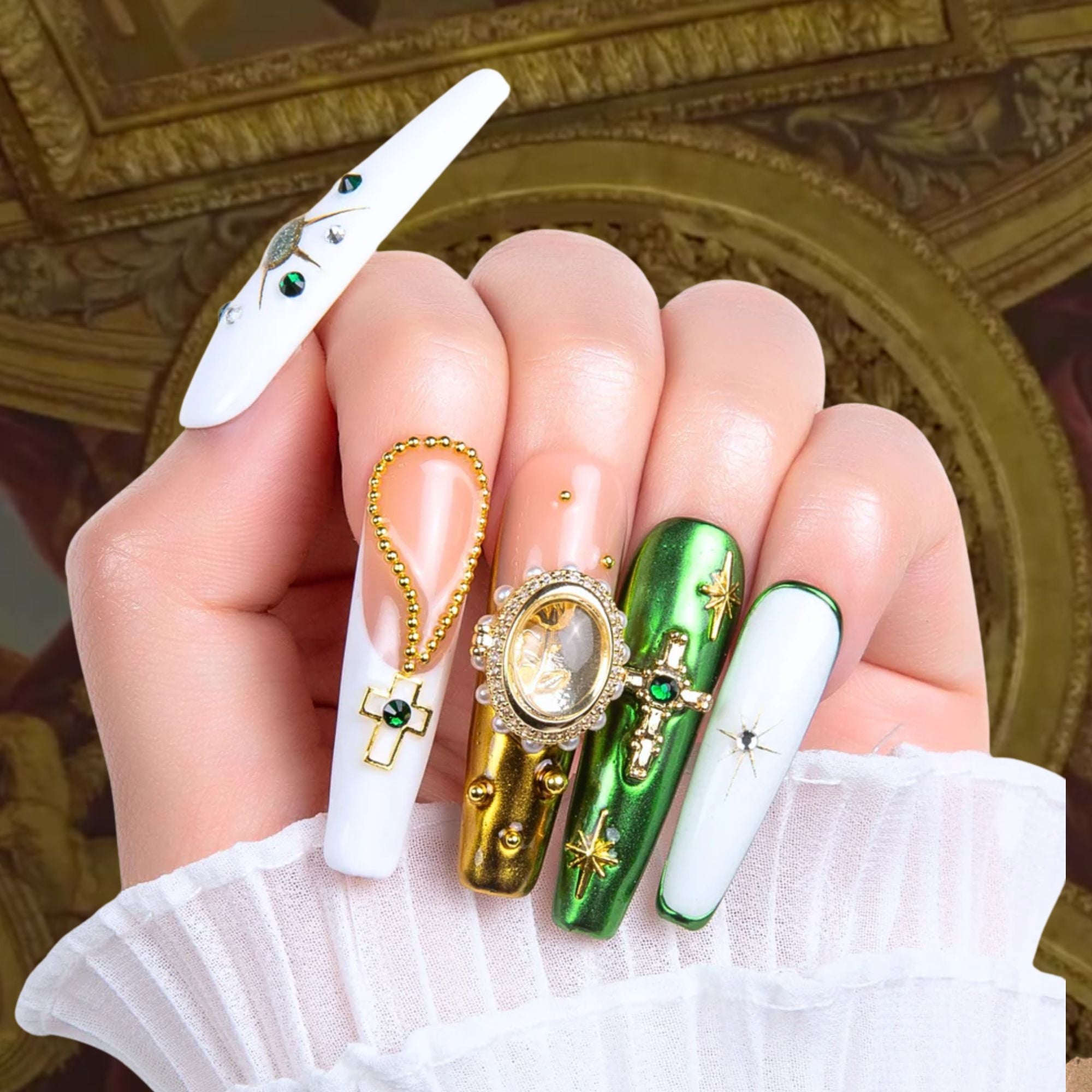Holy Glamour Handmade Nails H370