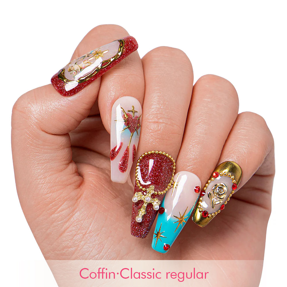 Renaissance Revival Handmade Nails H376