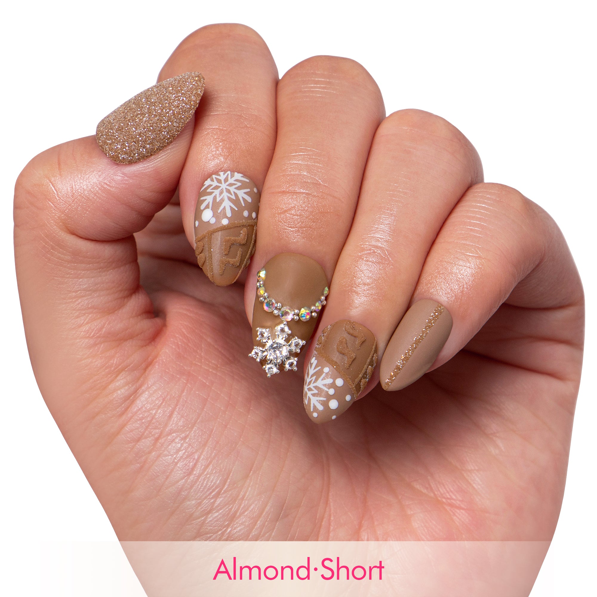 Winter Chic Handmade Nails H379