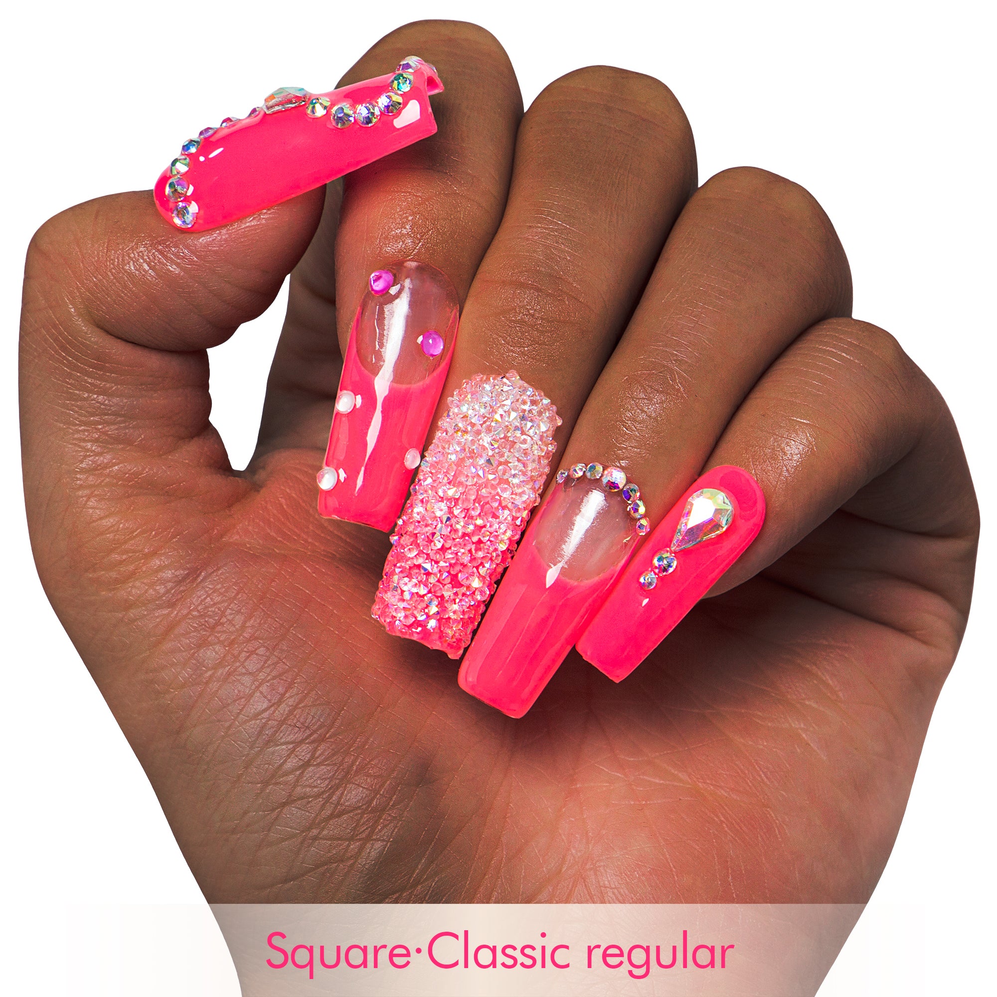 Pink Typhoon Handmade Nails H38