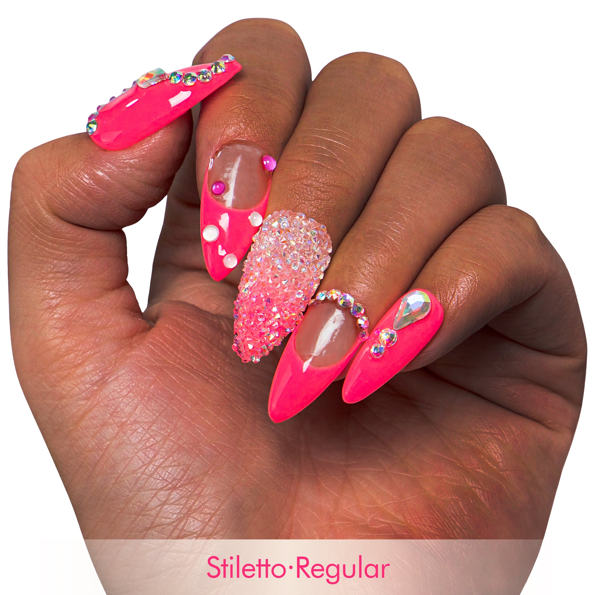 Pink Typhoon Handmade Nails H38