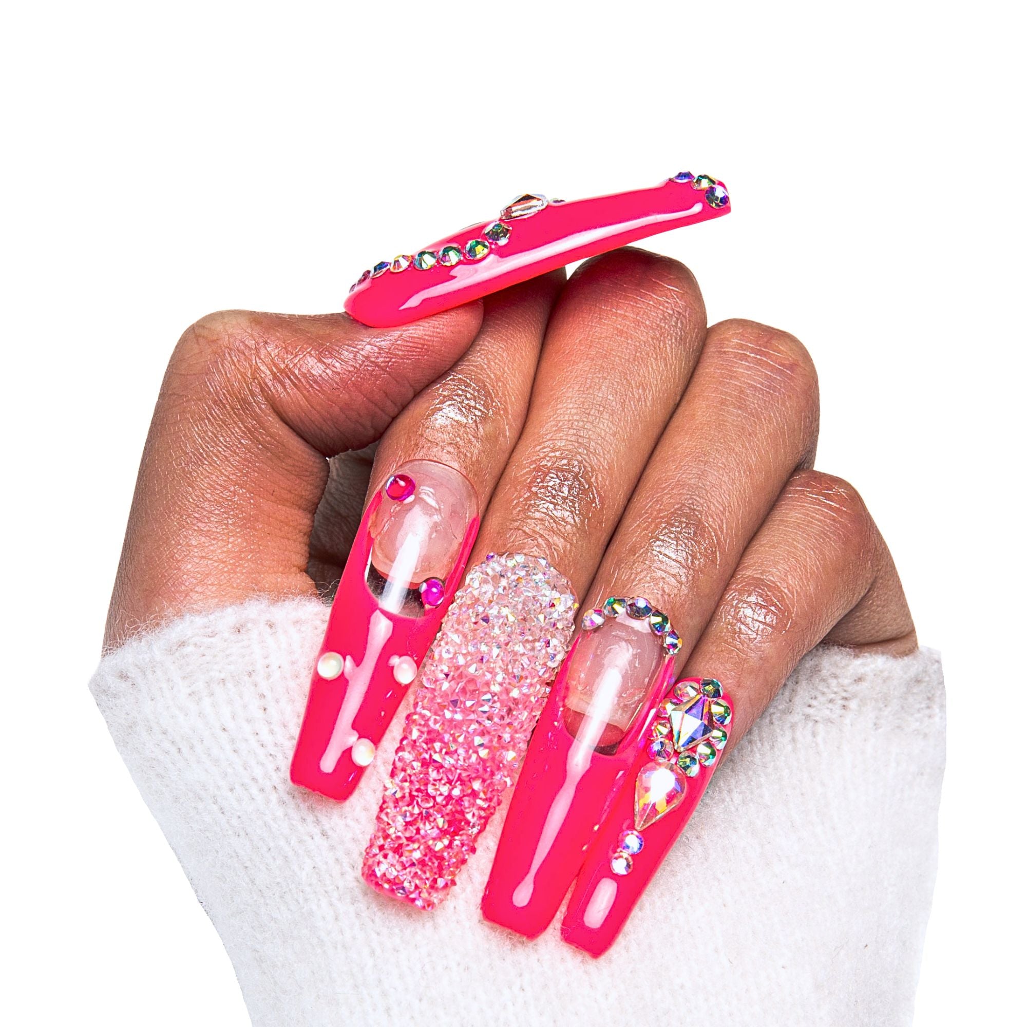 Pink Typhoon Handmade Nails H38