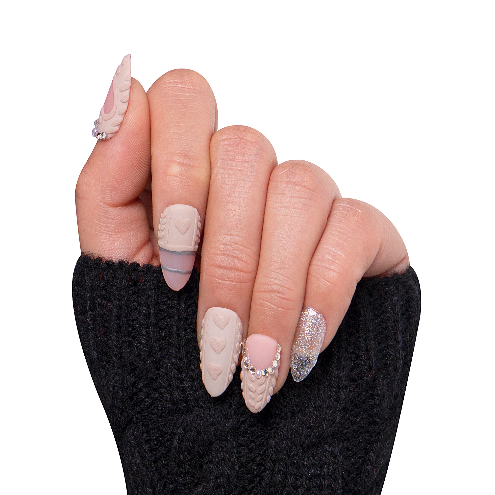 Elegant Knits Handmade Nails H382