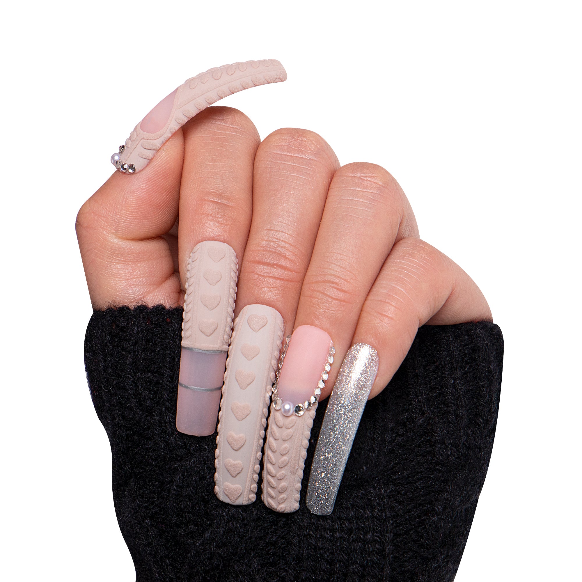 Elegant Knits Handmade Nails H382