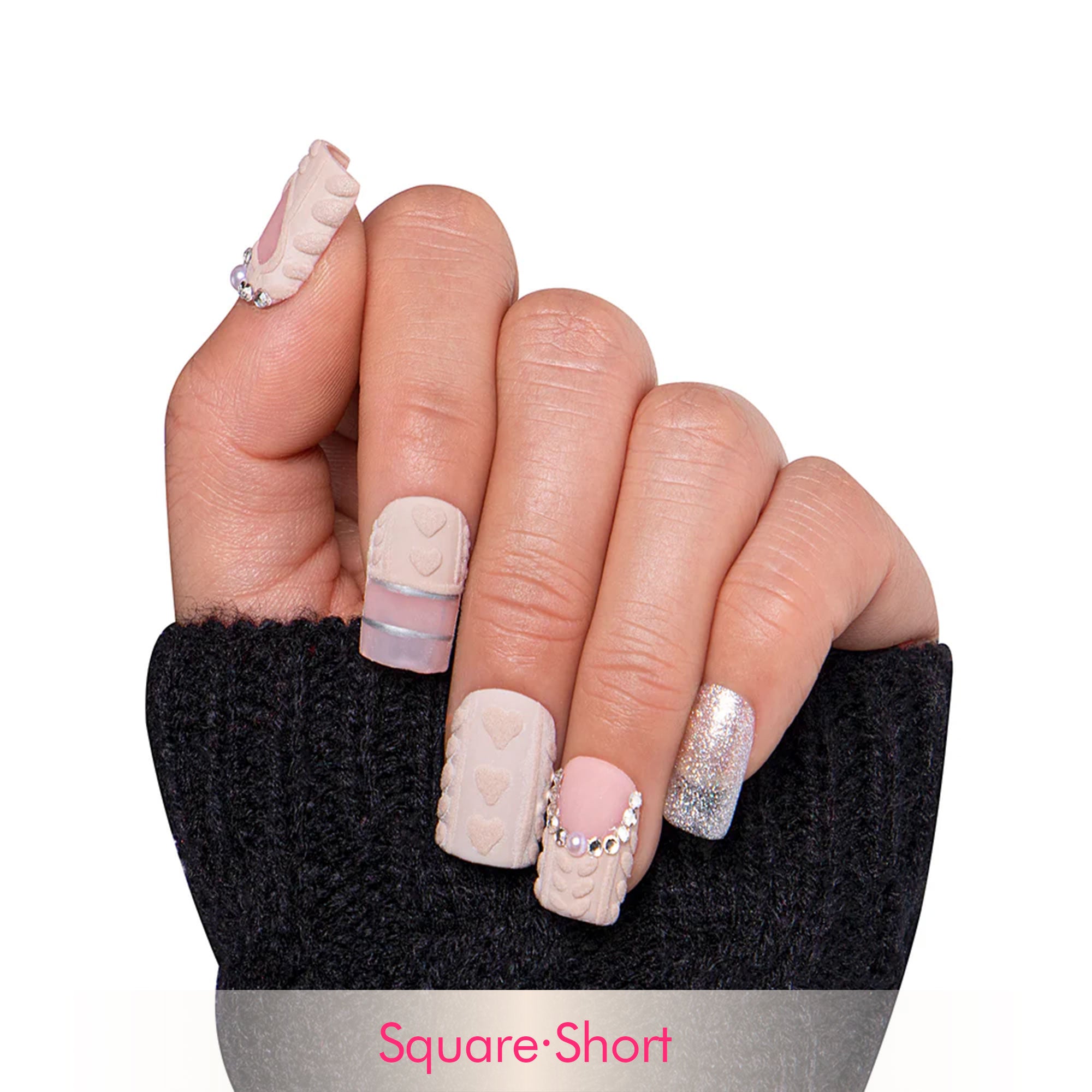 Elegant Knits Handmade Nails H382