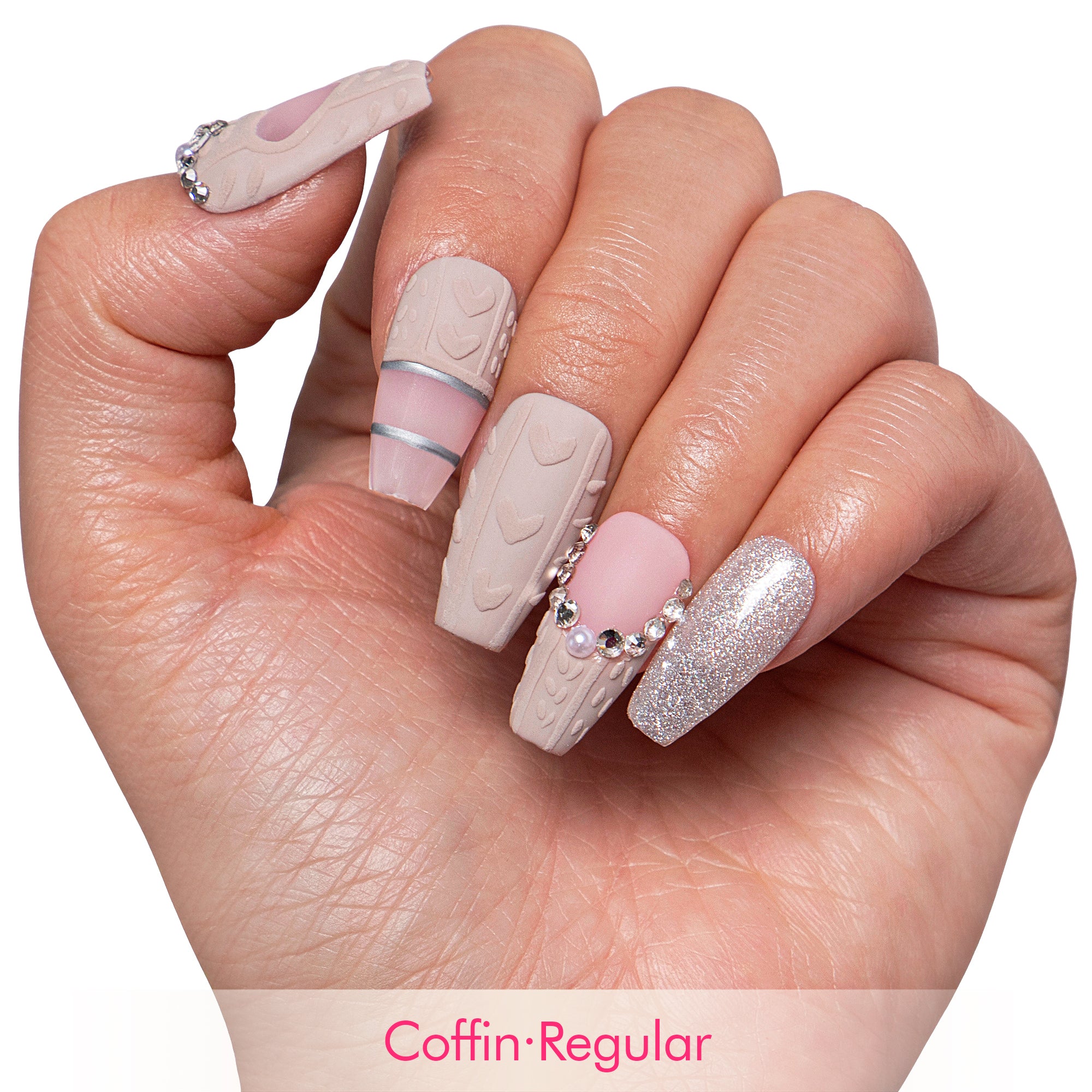 Elegant Knits Handmade Nails H382