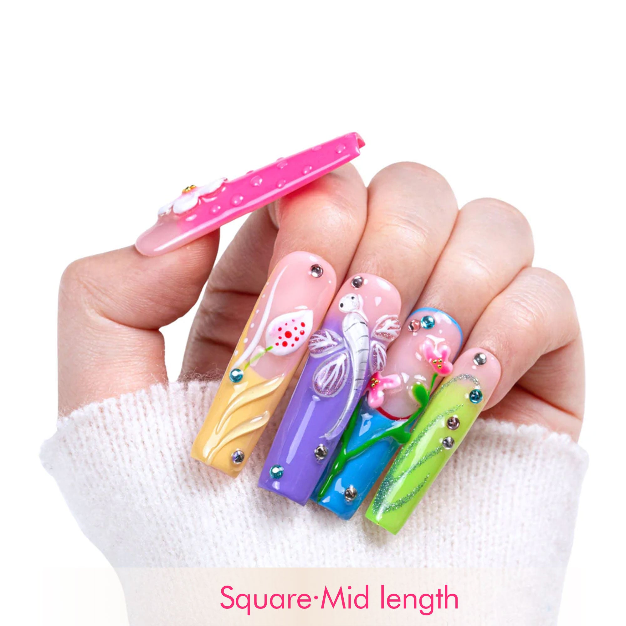 Whispering Wings Handmade Nails H392