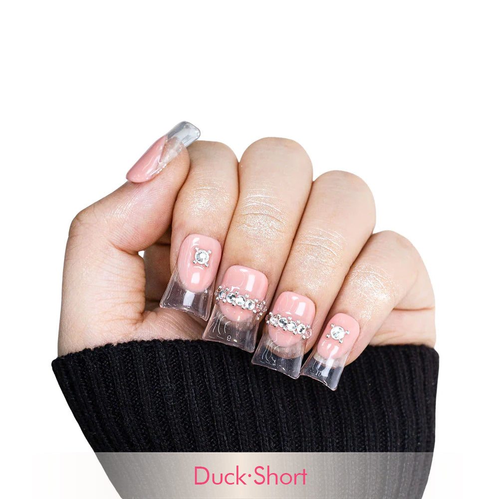 Transparent Soul Handmade Nails H396